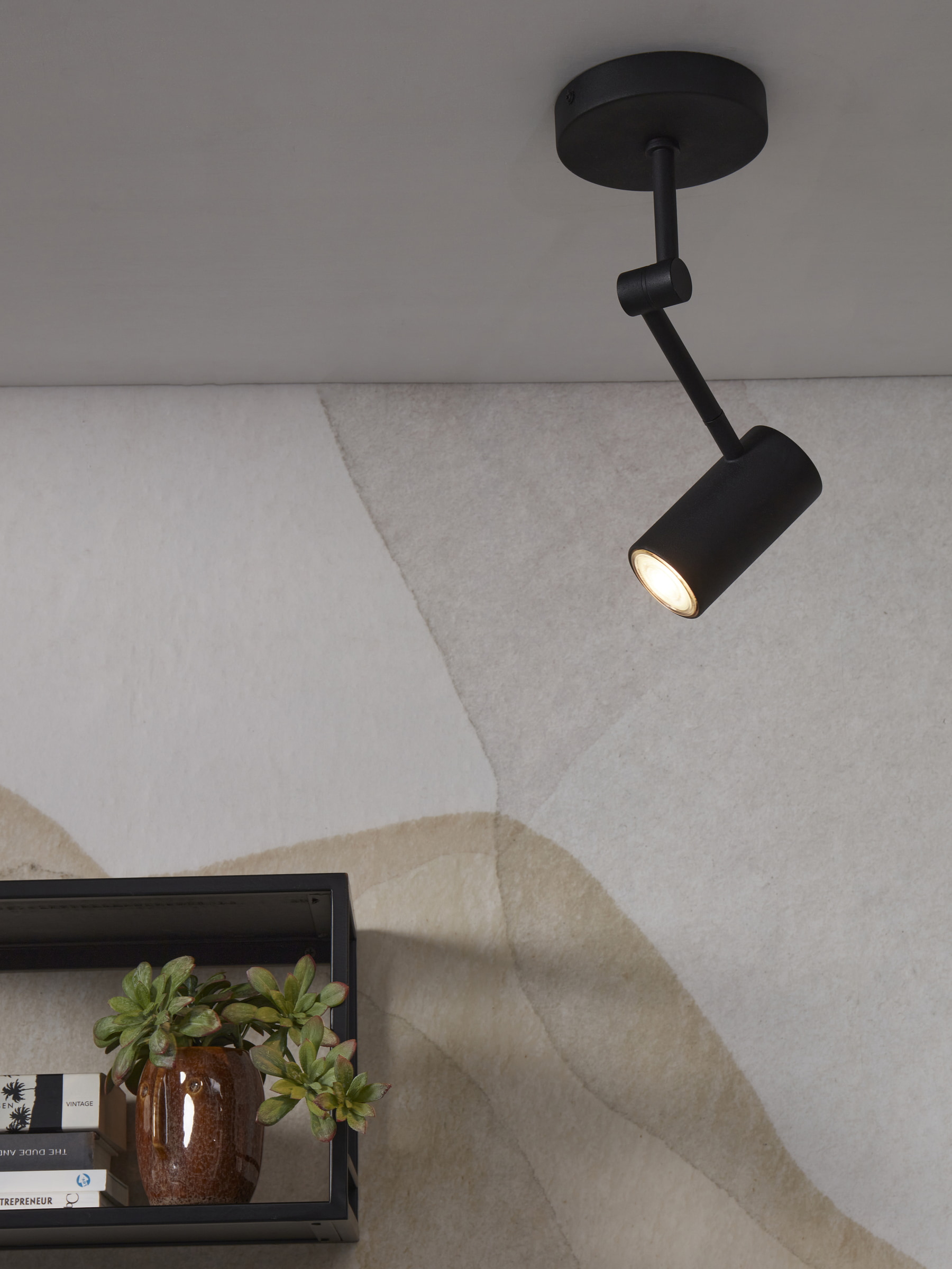 its about RoMi Plafondlamp 'Montreux' kleur Zwart
