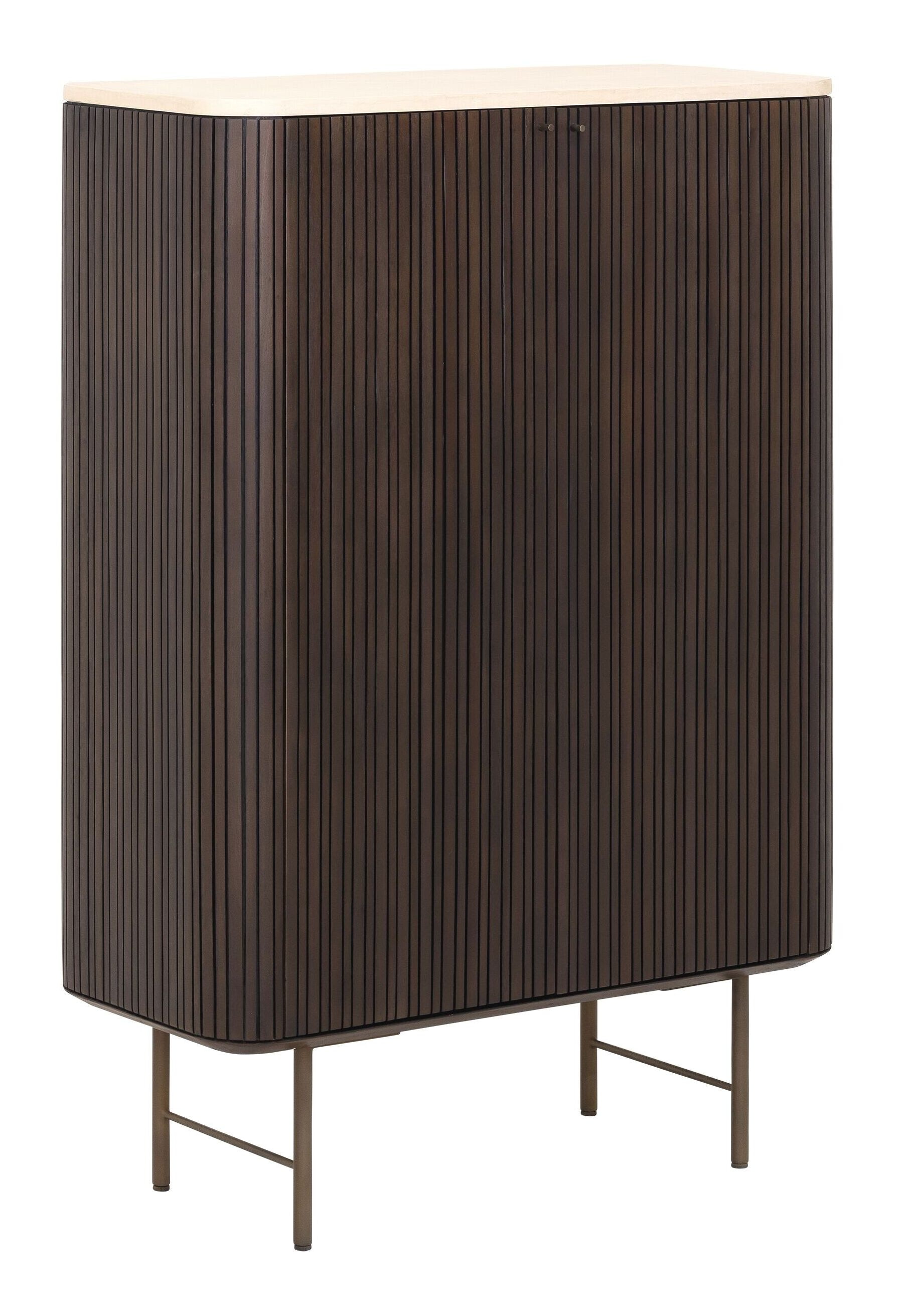 DTP Home Opbergkast Maroon Mahoniehout & Mortex, 130 x 90cm - Donkerbruin