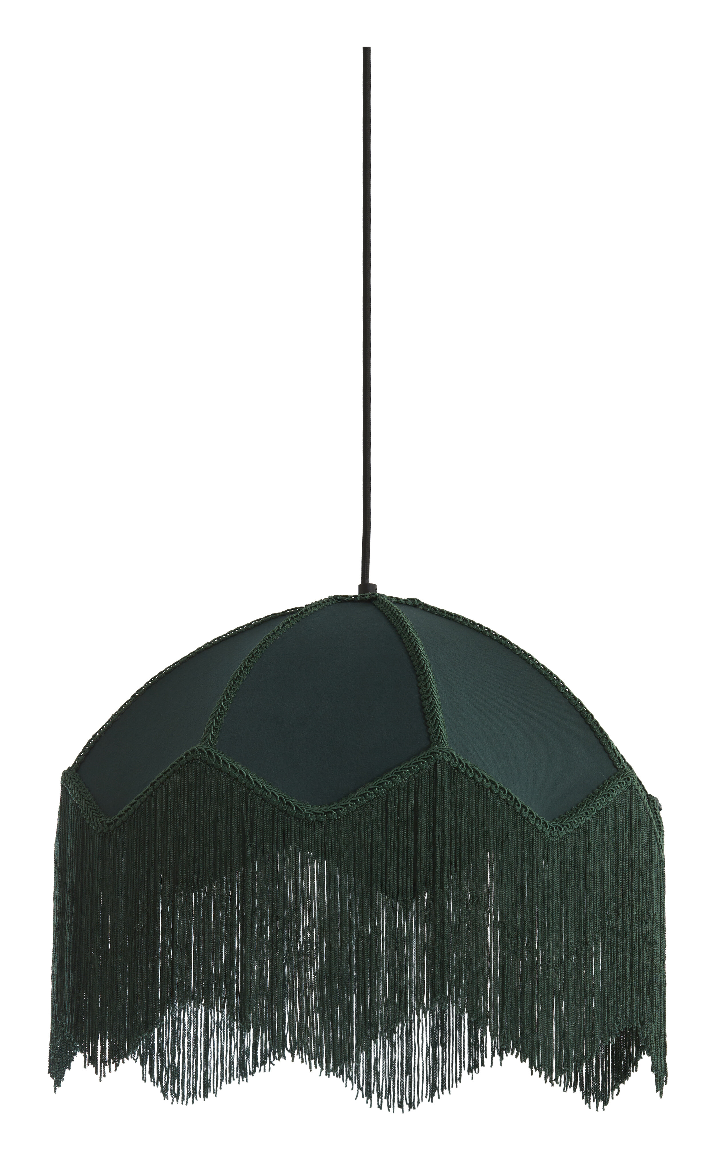 Light & Living Hanglamp 'Malacia' Velvet, kleur Groen