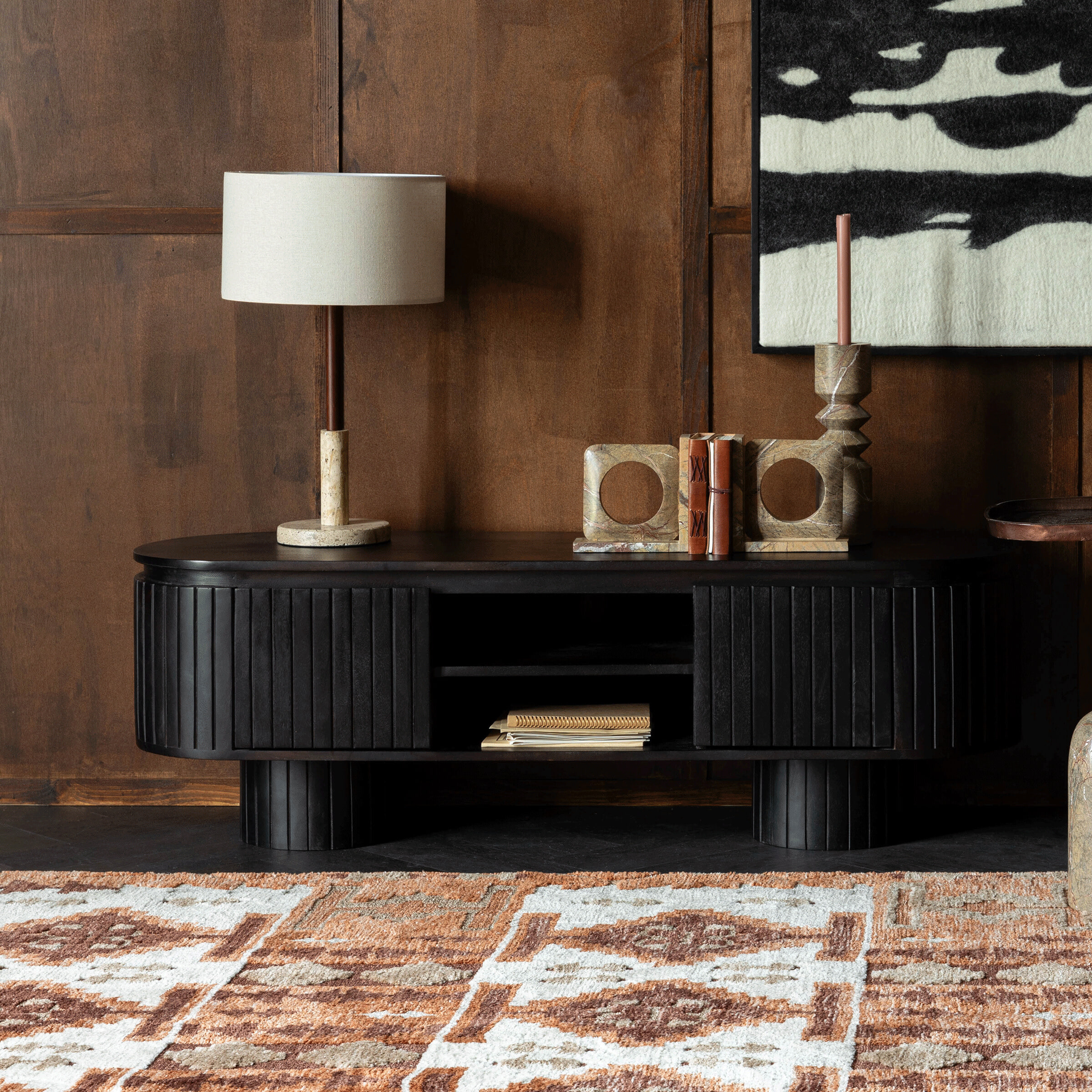 Dutchbone TV-meubel Kenji Mangohout, 140cm - Bruin