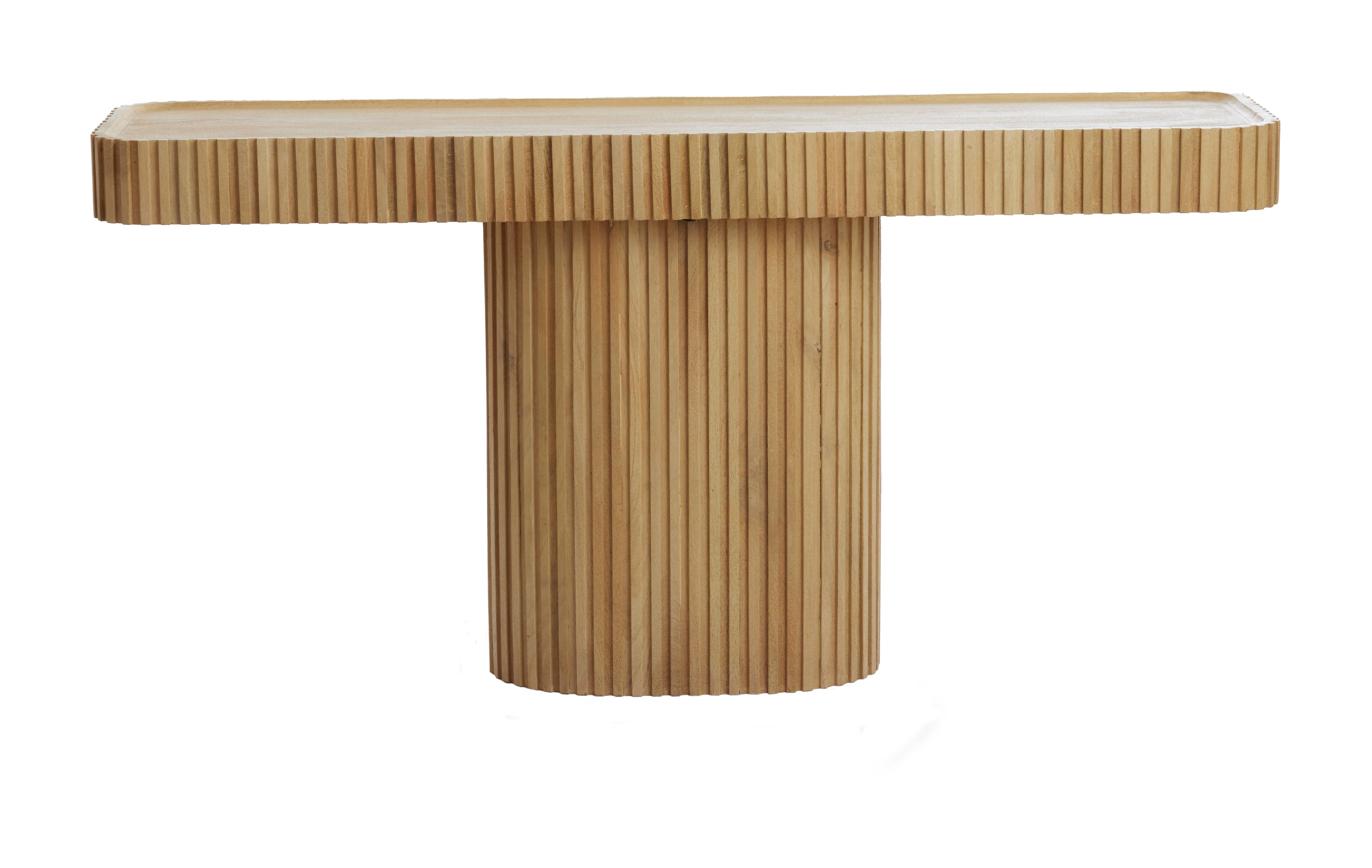 Light & Living Sidetable 'Kioto' Mangohout, 154cm, kleur Naturel