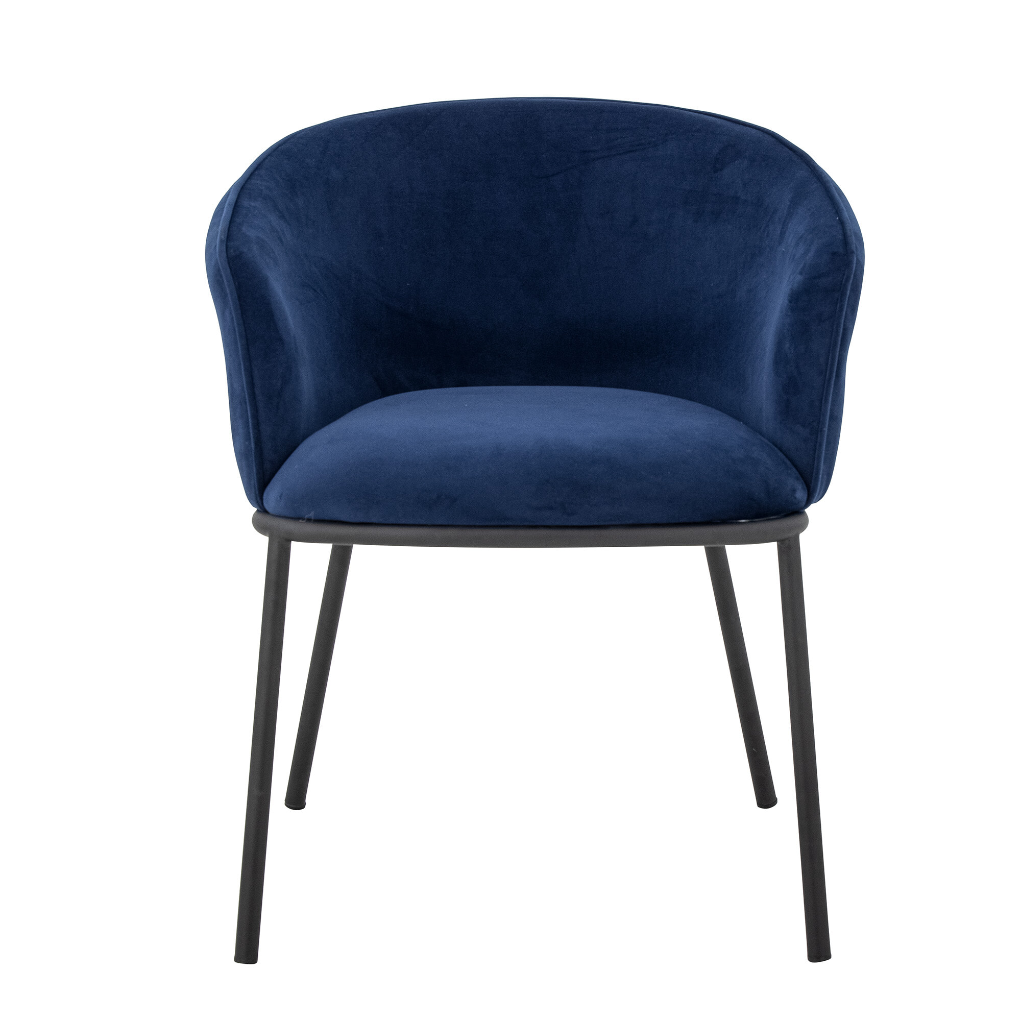 Bloomingville Eetkamerstoel Cortone Velvet - Blauw