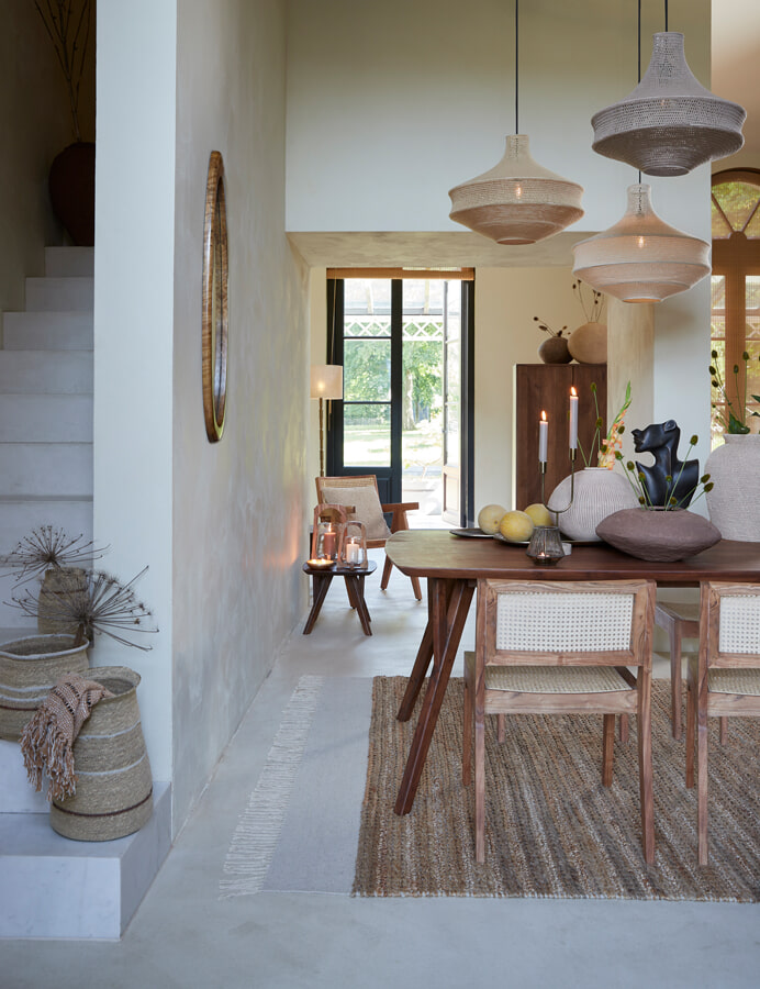 Light & Living Eettafel 'Quenza' Acaciahout, 200 x 100cm