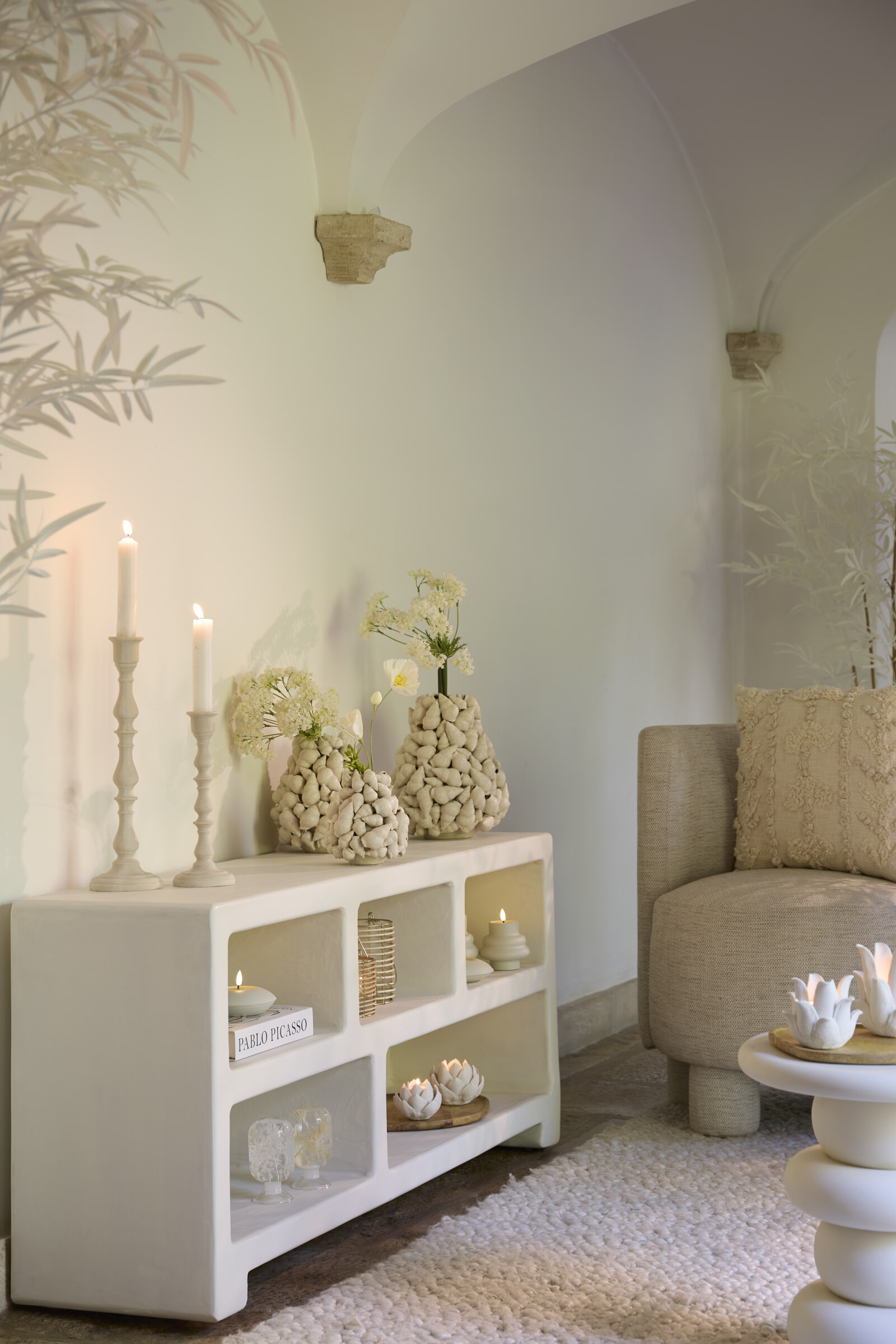 Light & Living Dressoir 'Nahua' 140cm, kleur Crème