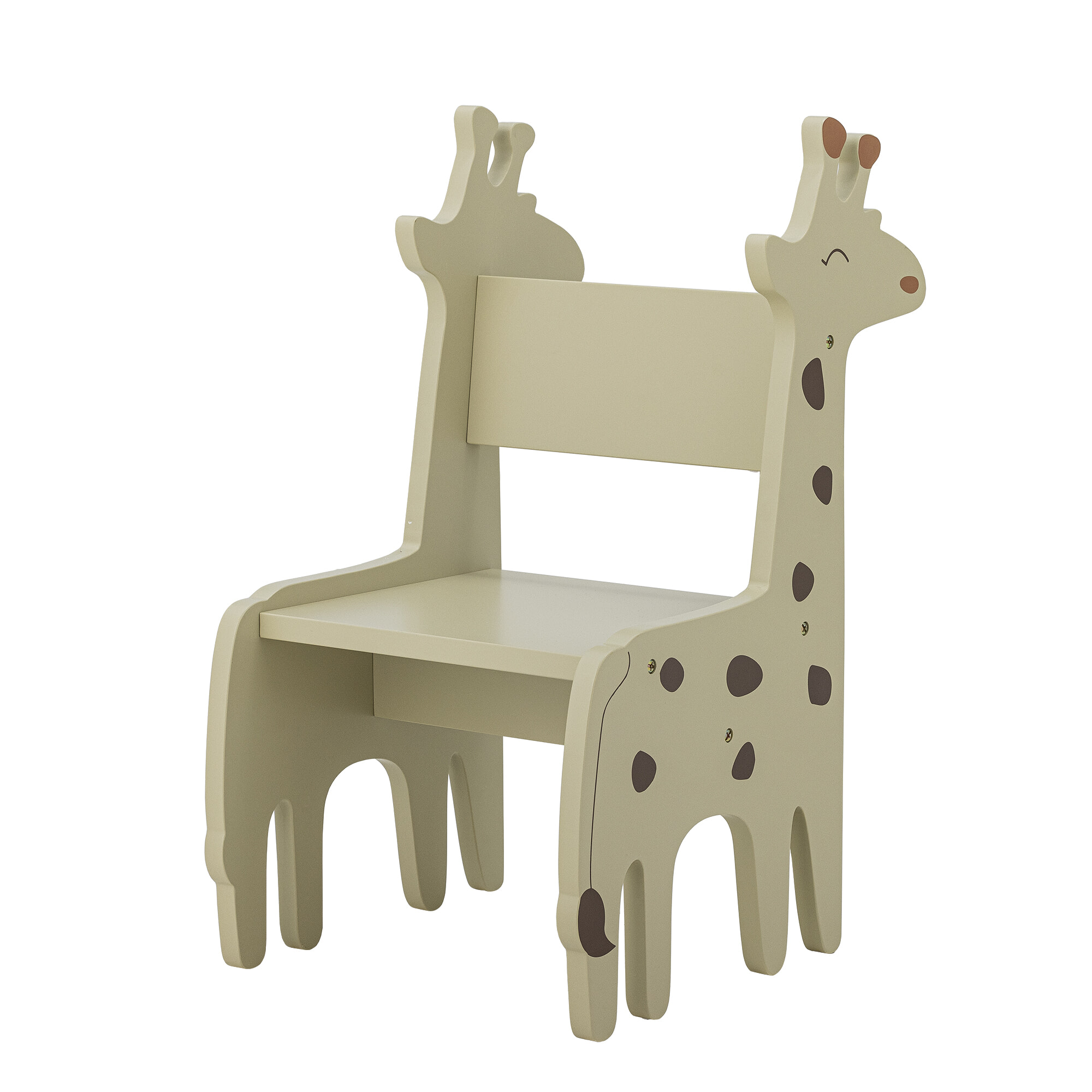 Bloomingville MINI Kinderstoel Ibber Giraf - Meerkleurig