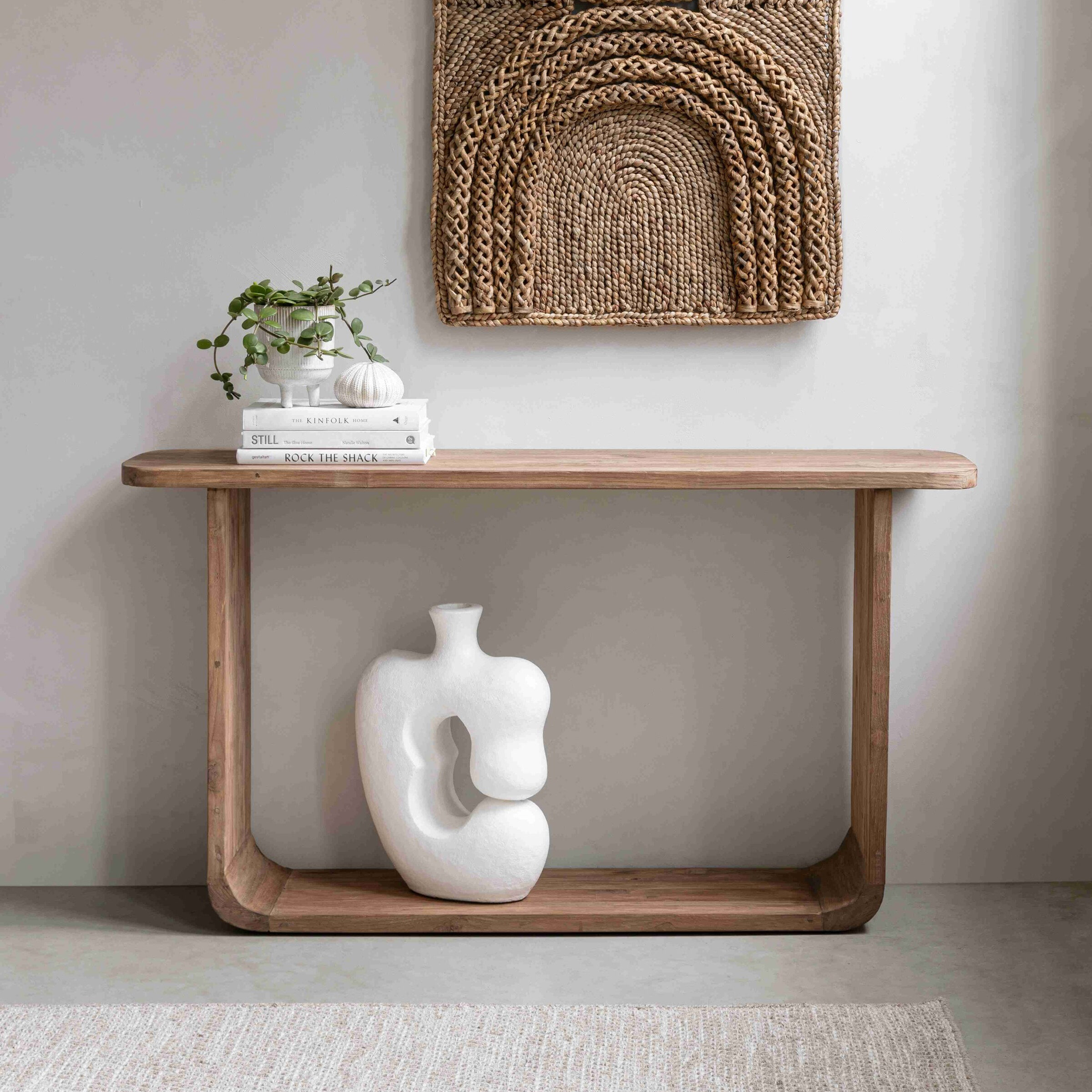 MUST Living Side-table 'Vico' Teakhout, 140cm