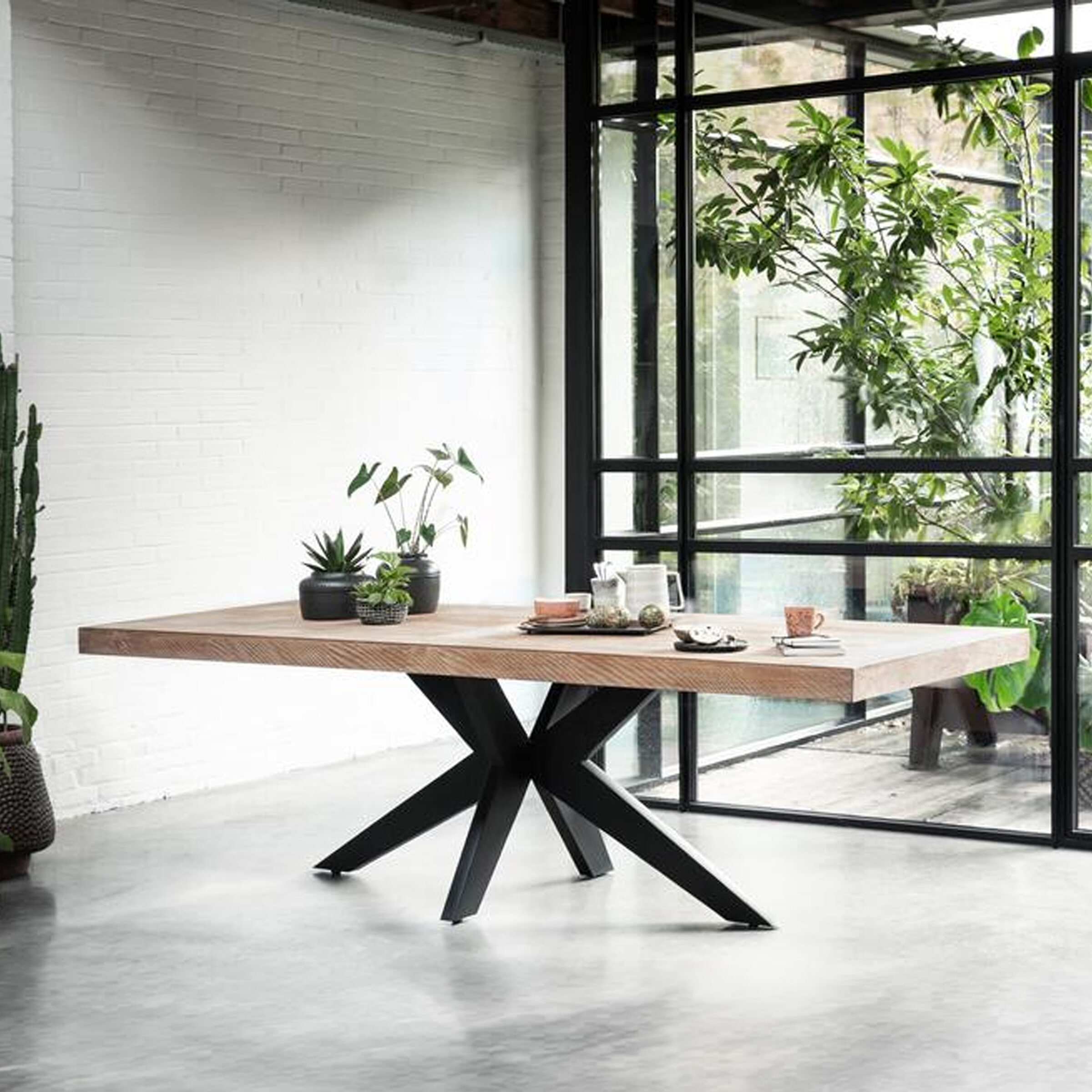 DTP Home Eettafel 'Lincoln' Teakhout, 260 x 100cm