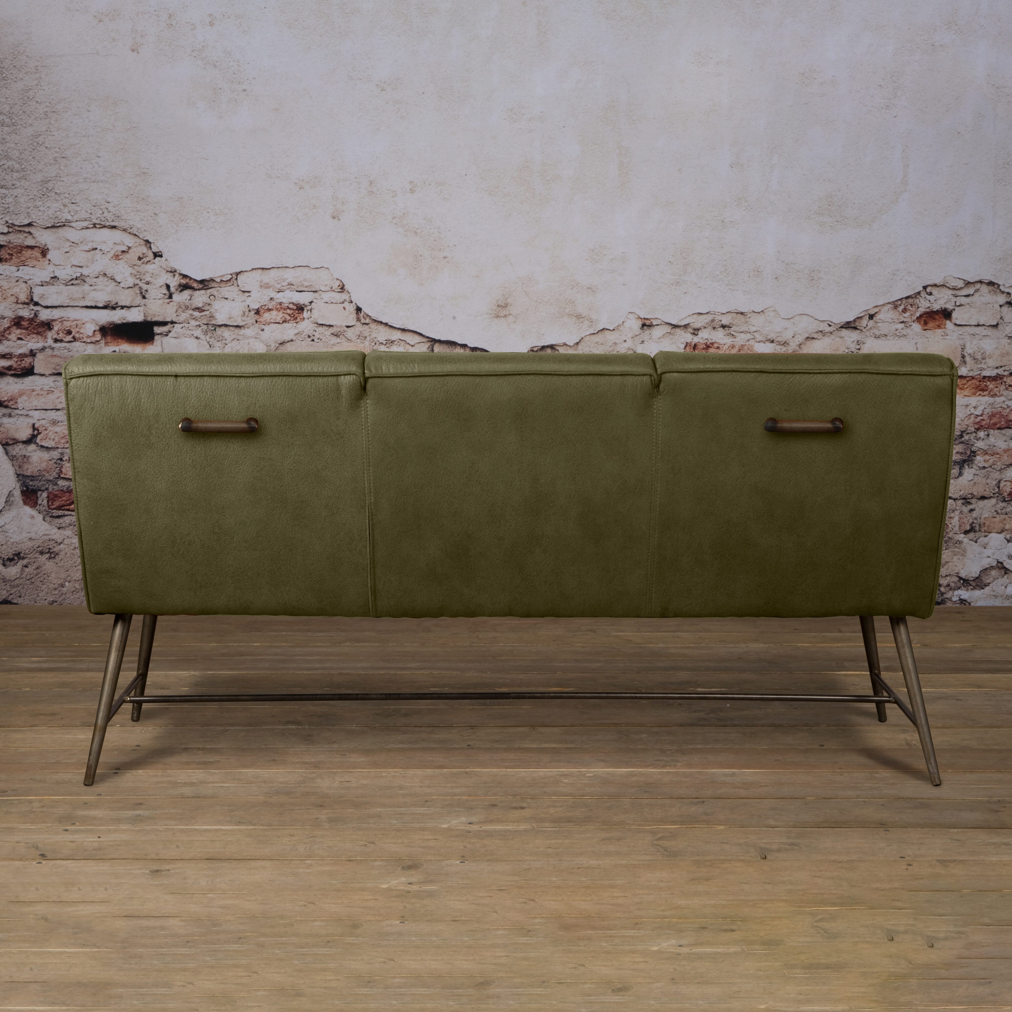 Tower Living Eetkamerbank 'Belmonte' 185cm, kleur groen
