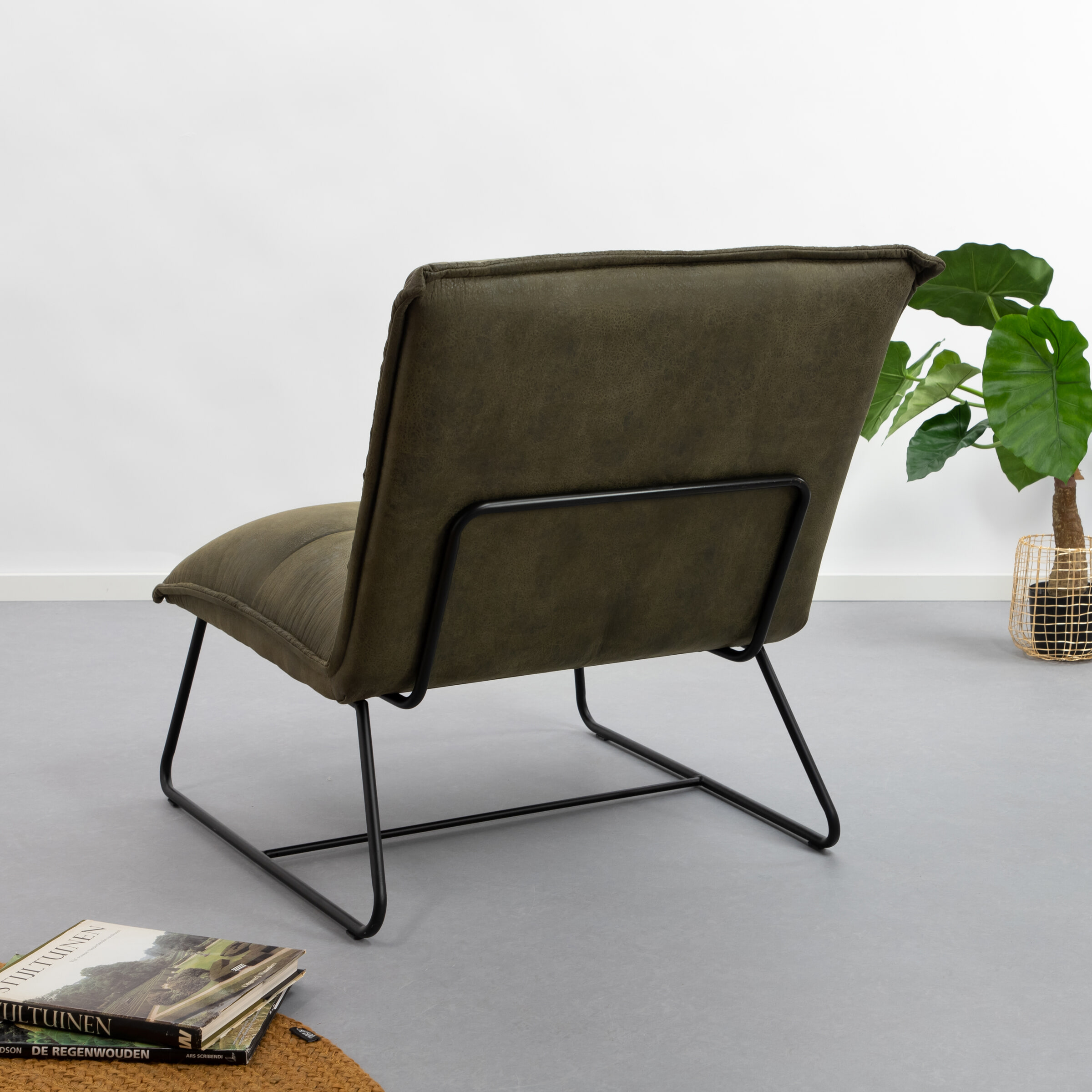 Tower Living Fauteuil 'Seda', kleur groen