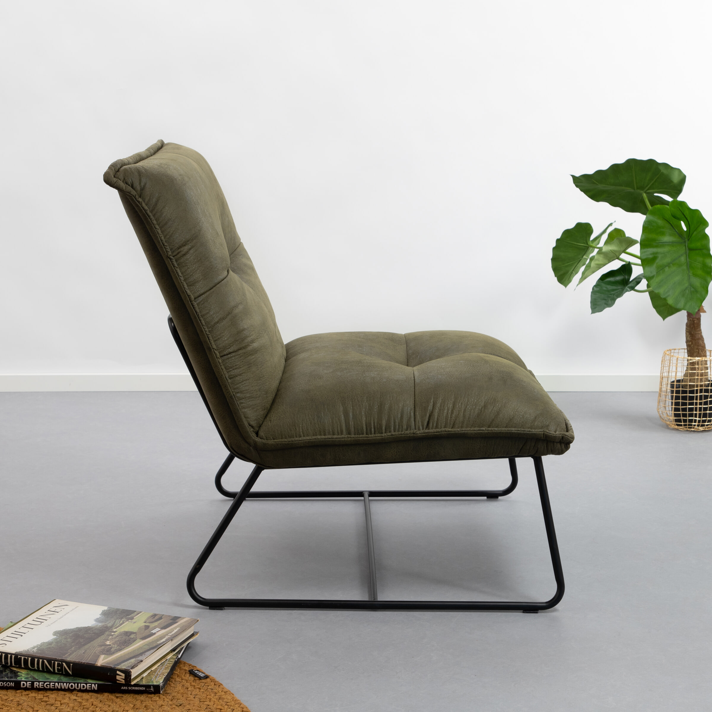 Tower Living Fauteuil 'Seda', kleur groen