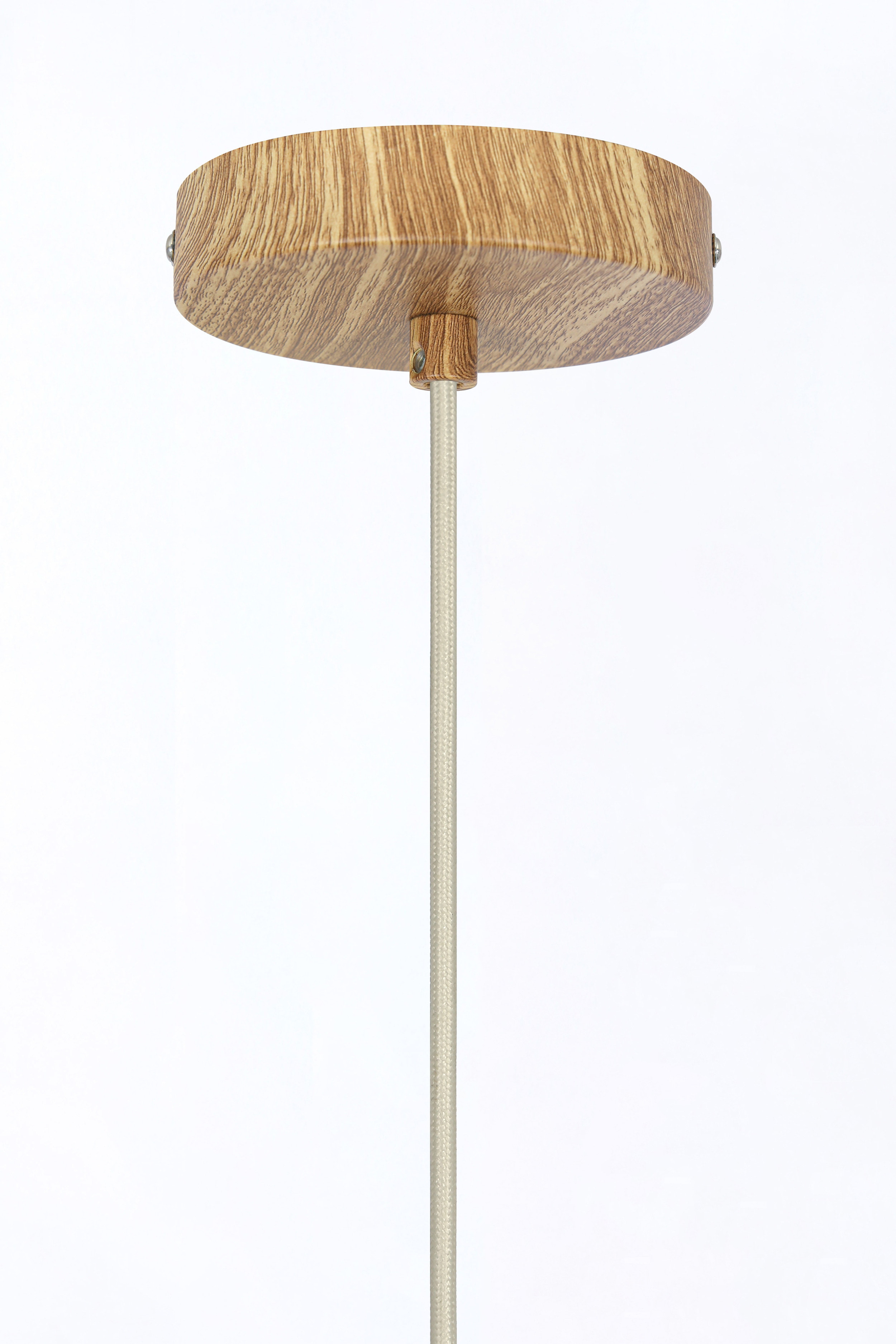 Light & Living Hanglamp 'Dania' Houtlook en touw, 28cm