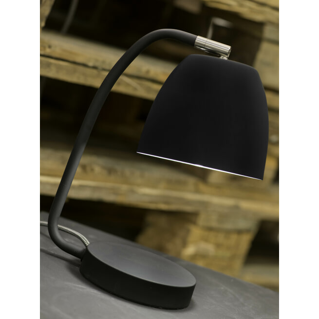 its about RoMi Tafellamp 'Newport' 28cm, kleur Zwart