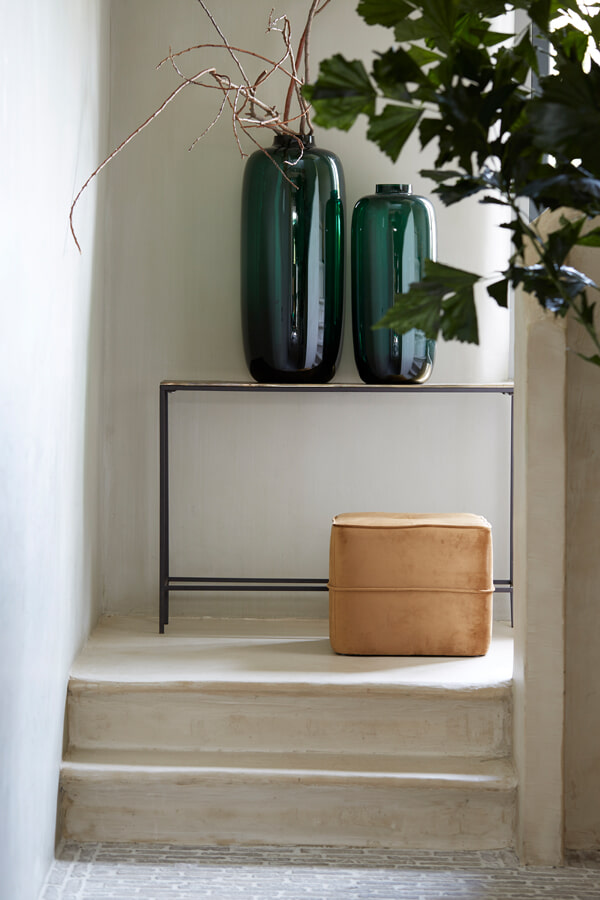 Light & Living Sidetable 'Hartsville', set van 2 stuks, donker bruin brons