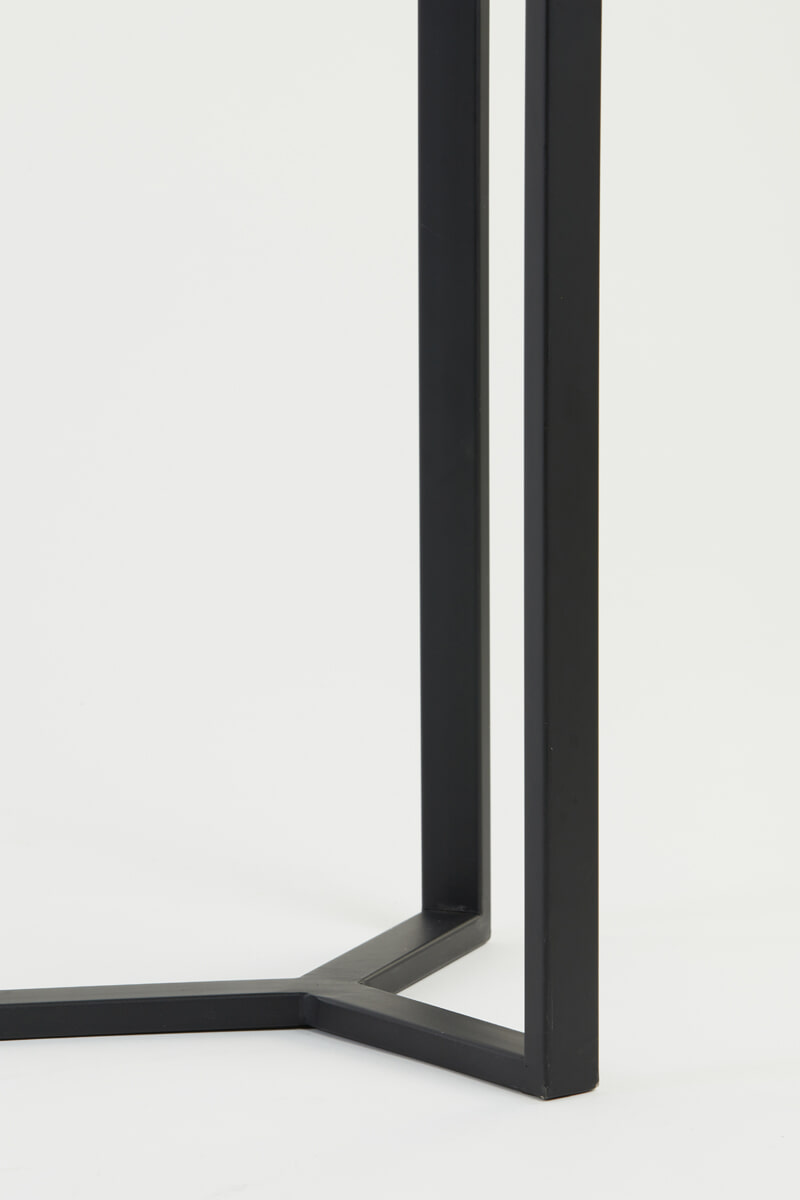 Light & Living Zuil 'Retiro' 60cm hoog, kleur Mat Zwart/Antiek Brons