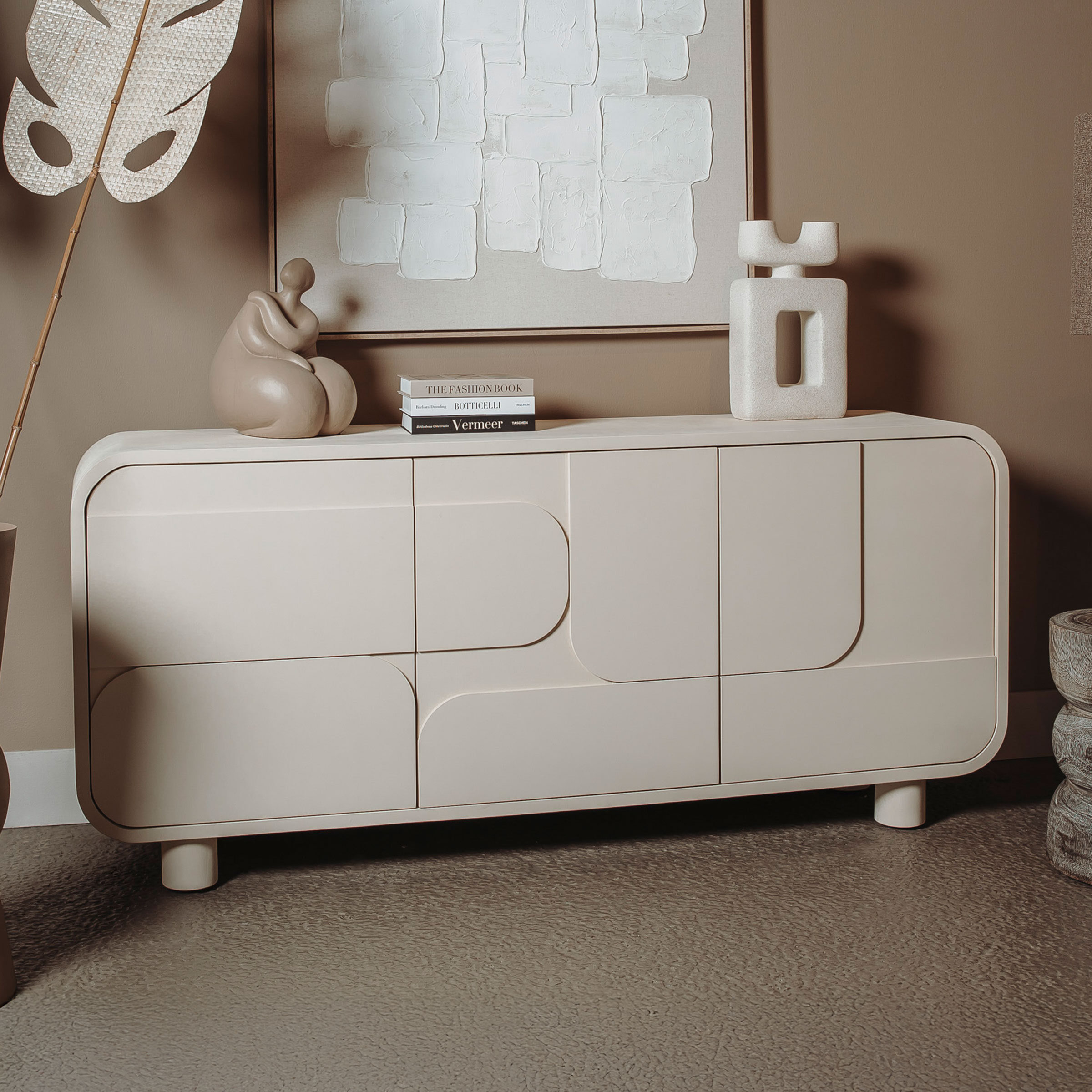 Tower Living Dressoir 'Alviano' 180cm, kleur Beige