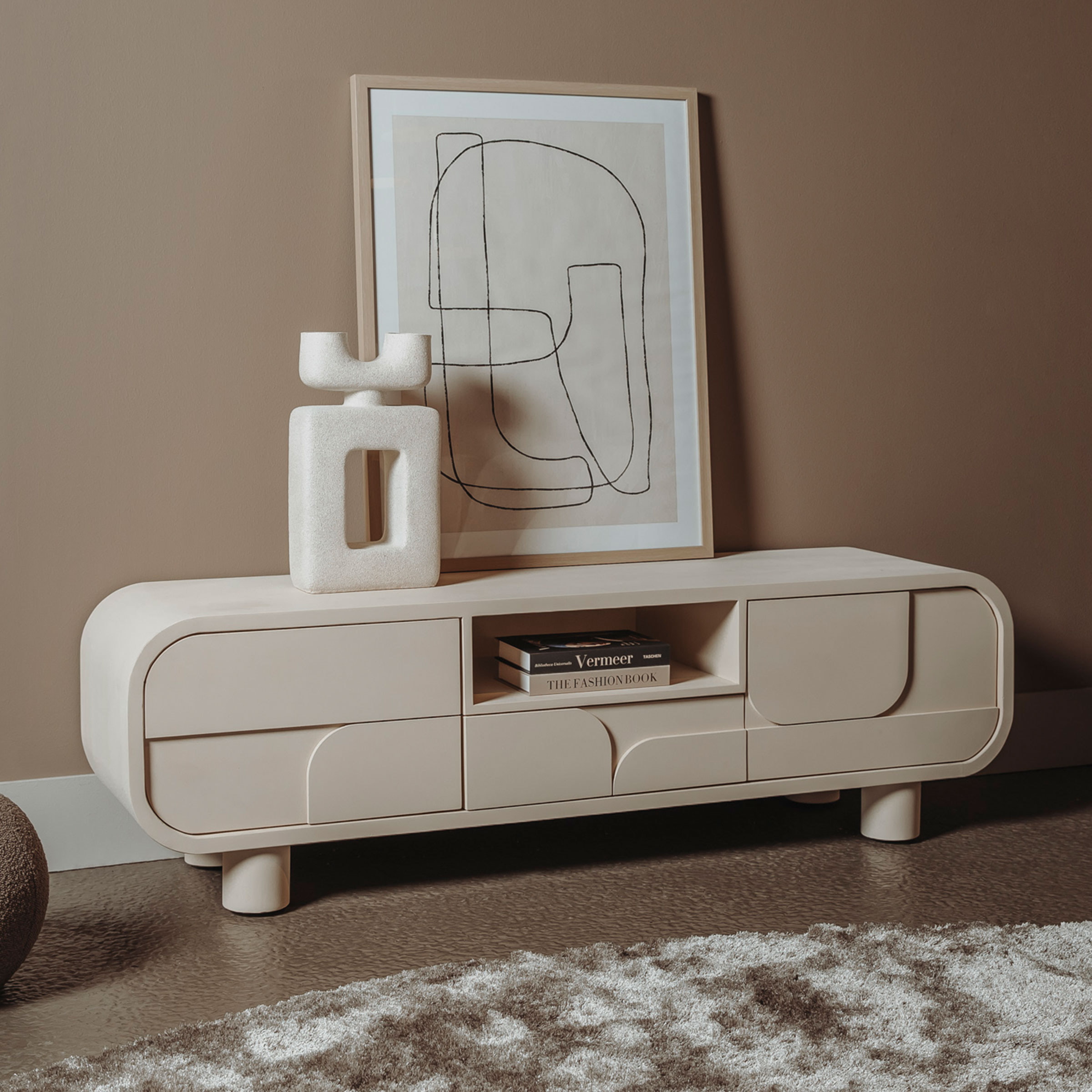 Tower Living TV-meubel 'Alviano' 150cm, kleur Beige