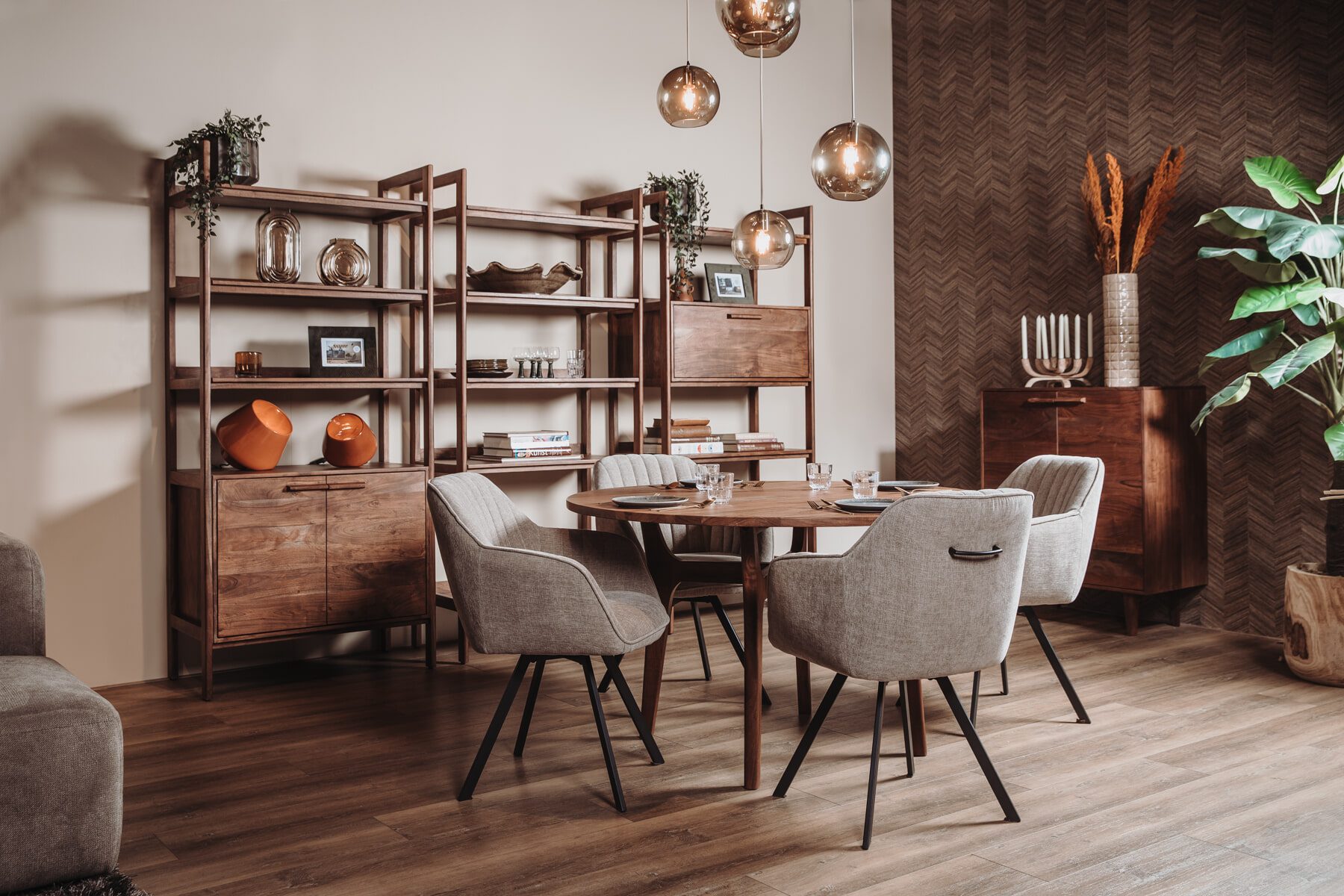 Tower Living Wandrek 'Falcone' Acaciahout, 200 x 90cm