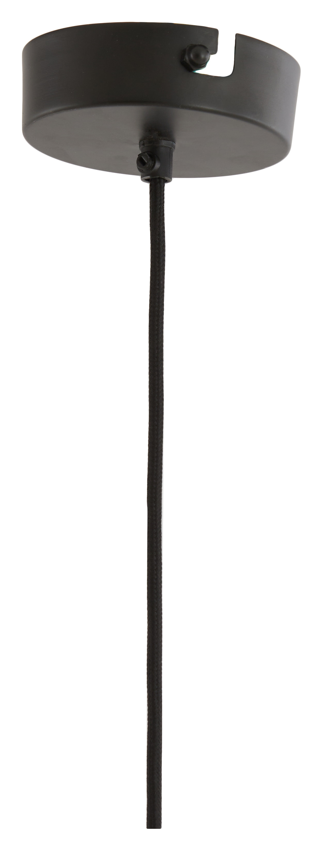 Light & Living Hanglamp 'Kalenga' Kralen, 28cm, kleur Donkerbruin