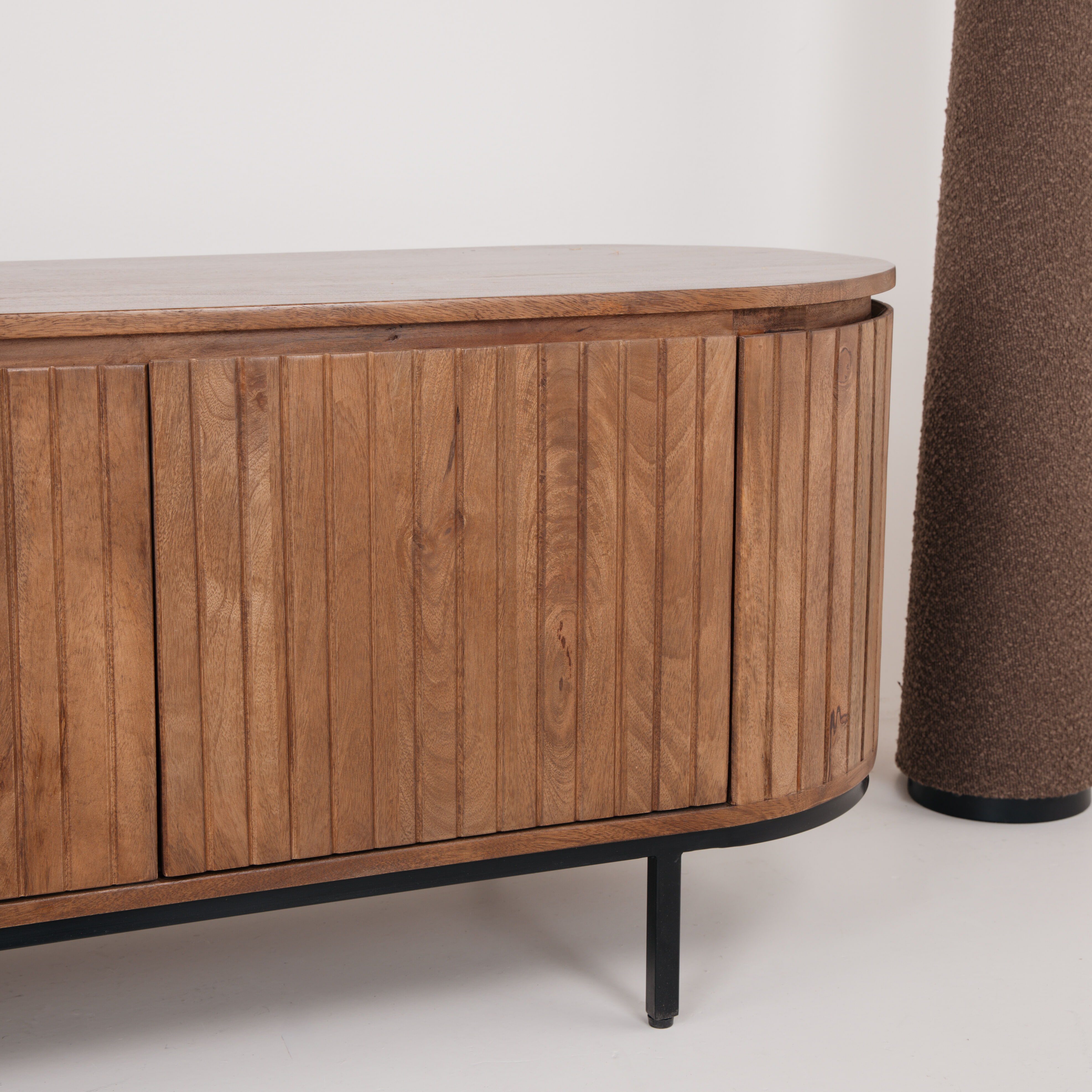 Livingfurn TV-meubel 'Noor' Mangohout, 170cm, kleur Naturel