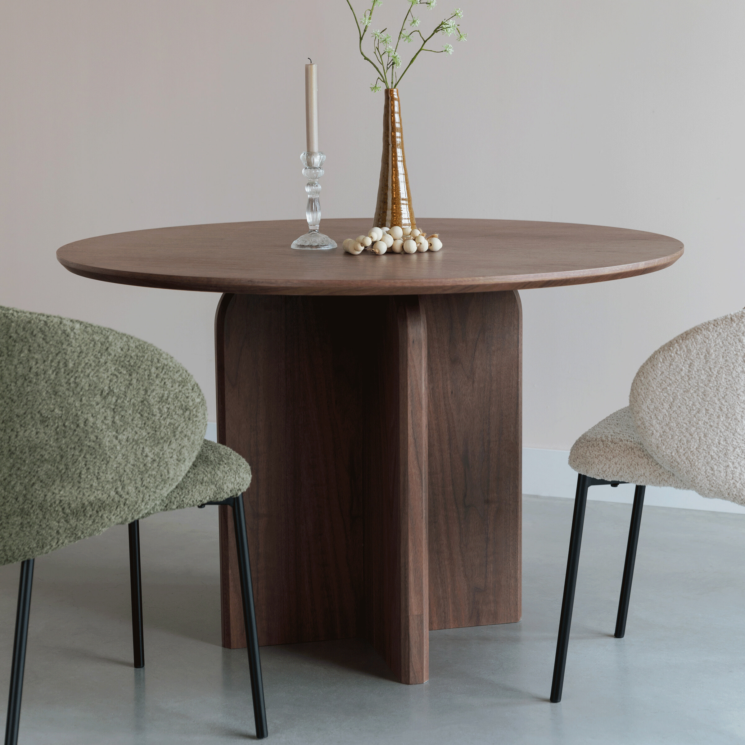 ZILT Ronde Eettafel 'Nhan' MDF, 120cm