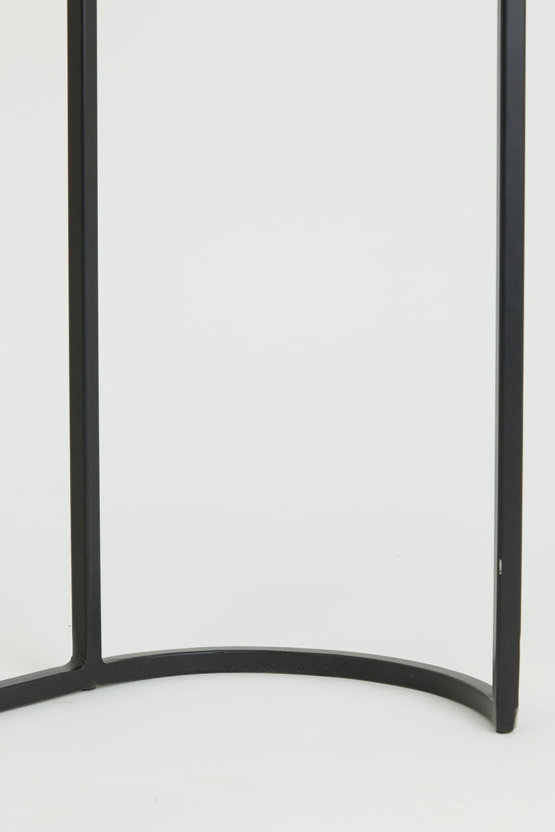Light & Living Bijzettafel 'Bocov' Set van 2 stuks, kleur Antiek Lood