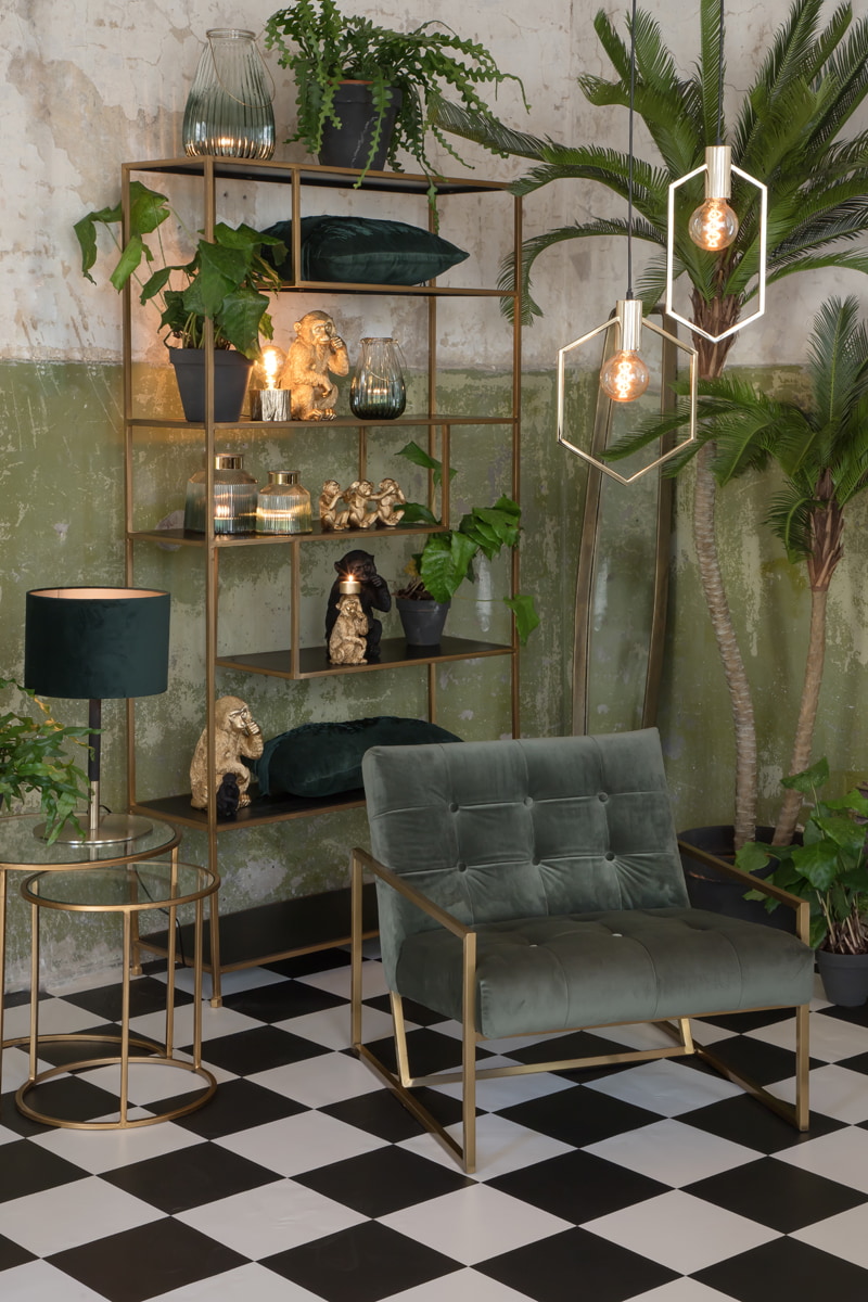 Light & Living Bijzettafel 'Duarte' Set van 2 stuks, kleur Goud