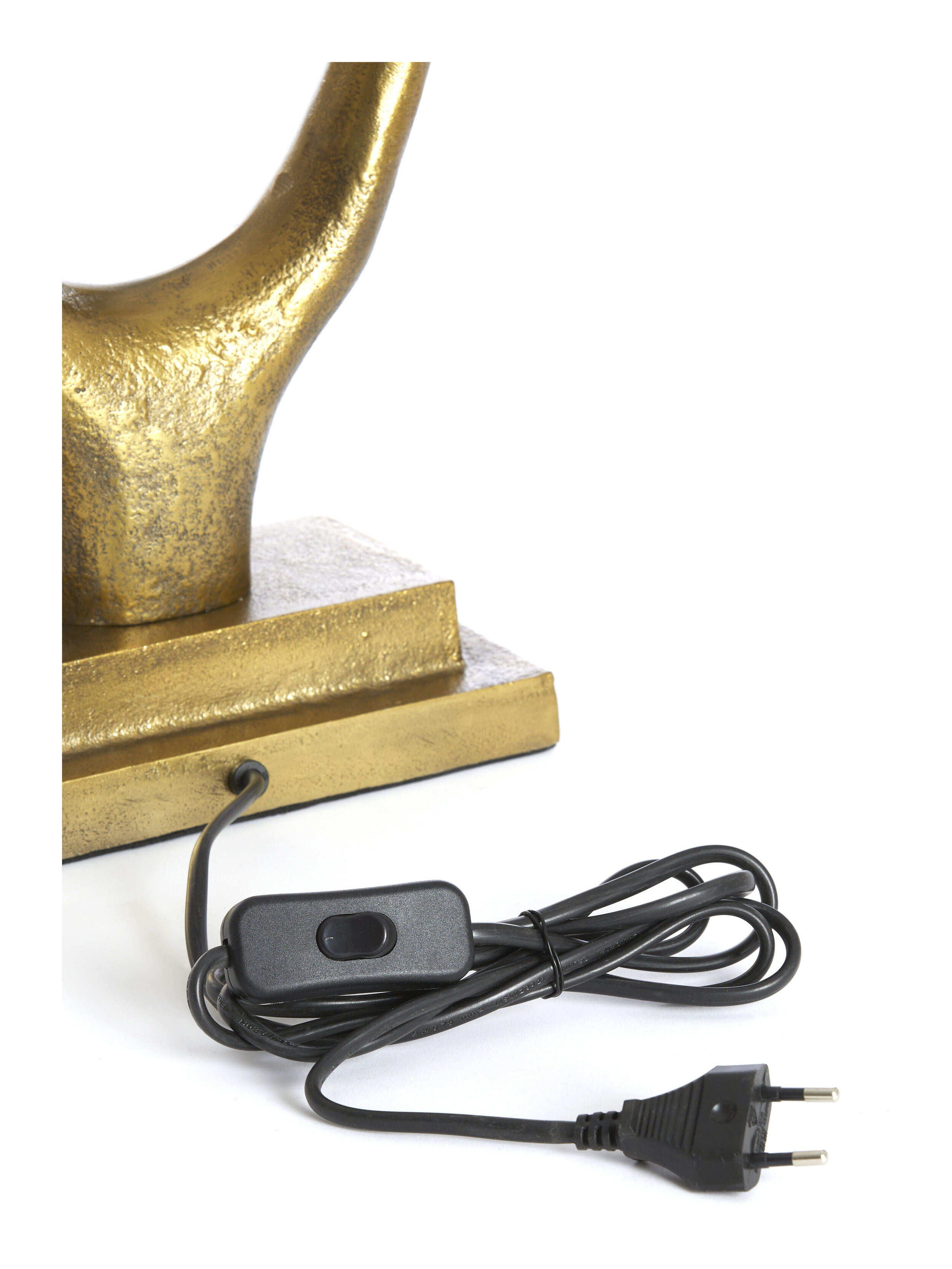 Light & Living Tafellamp 'Gavi' 2-Lamps, kleur Antiek Brons (excl. kap)