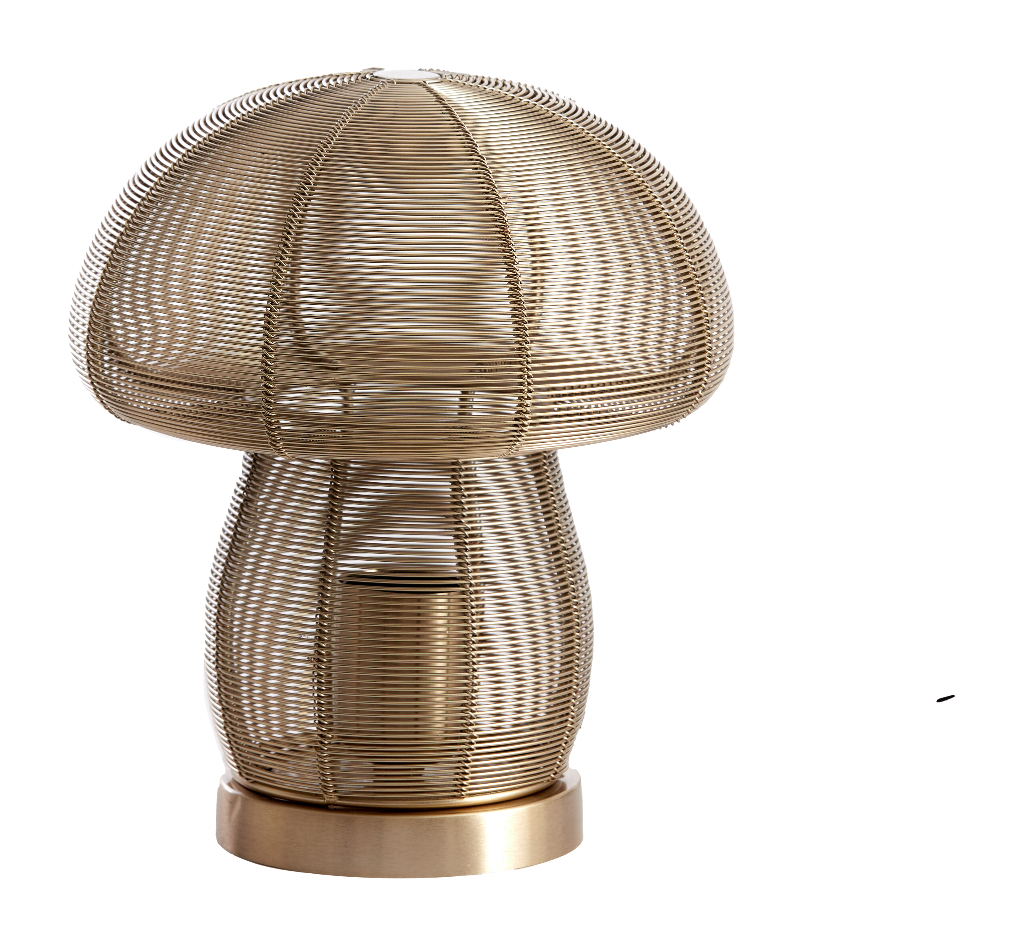 Light & Living Tafellamp Mushroom 24cm - Goud