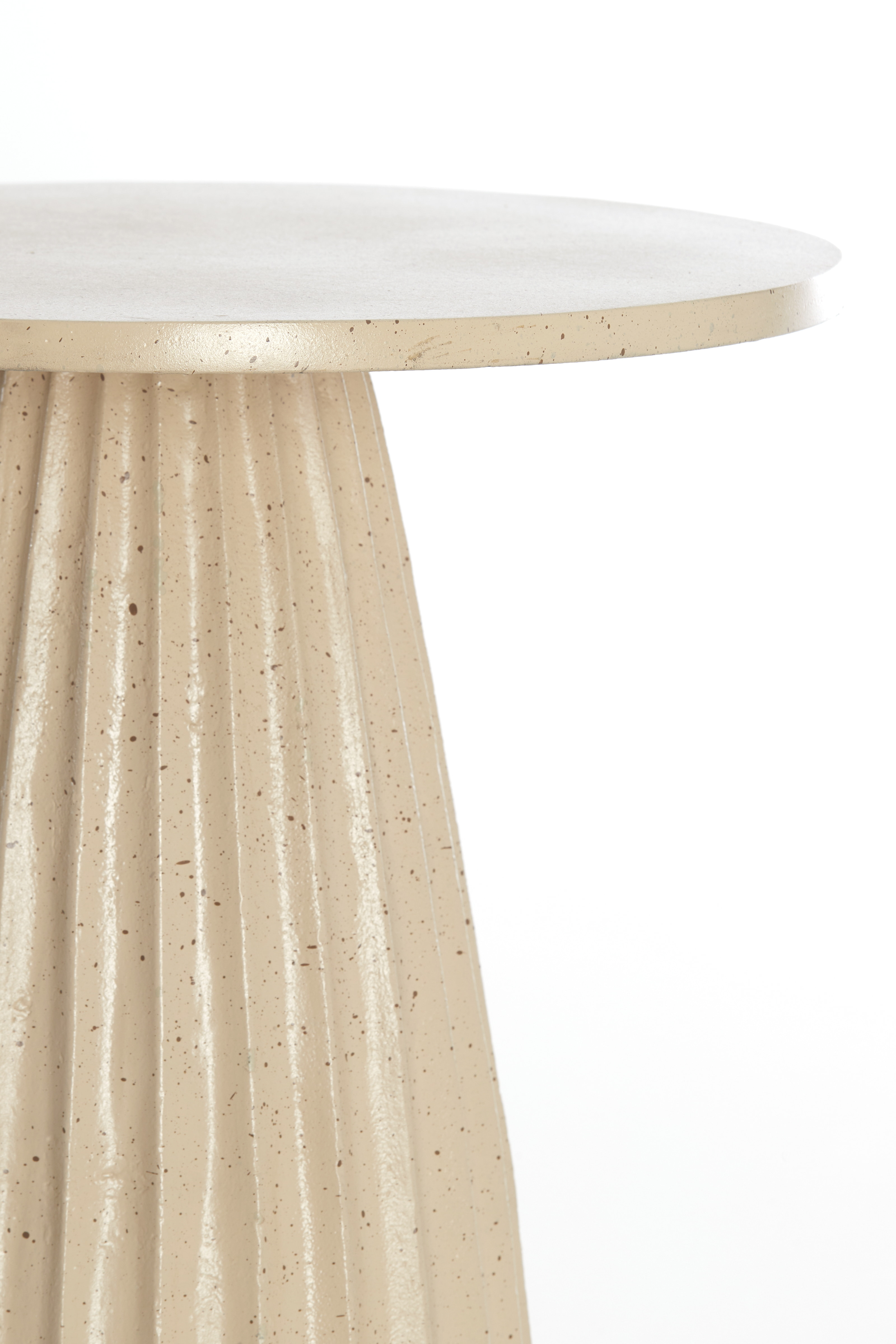 Light & Living Ronde Bijzettafel 'Veglia' 40cm, kleur Zand