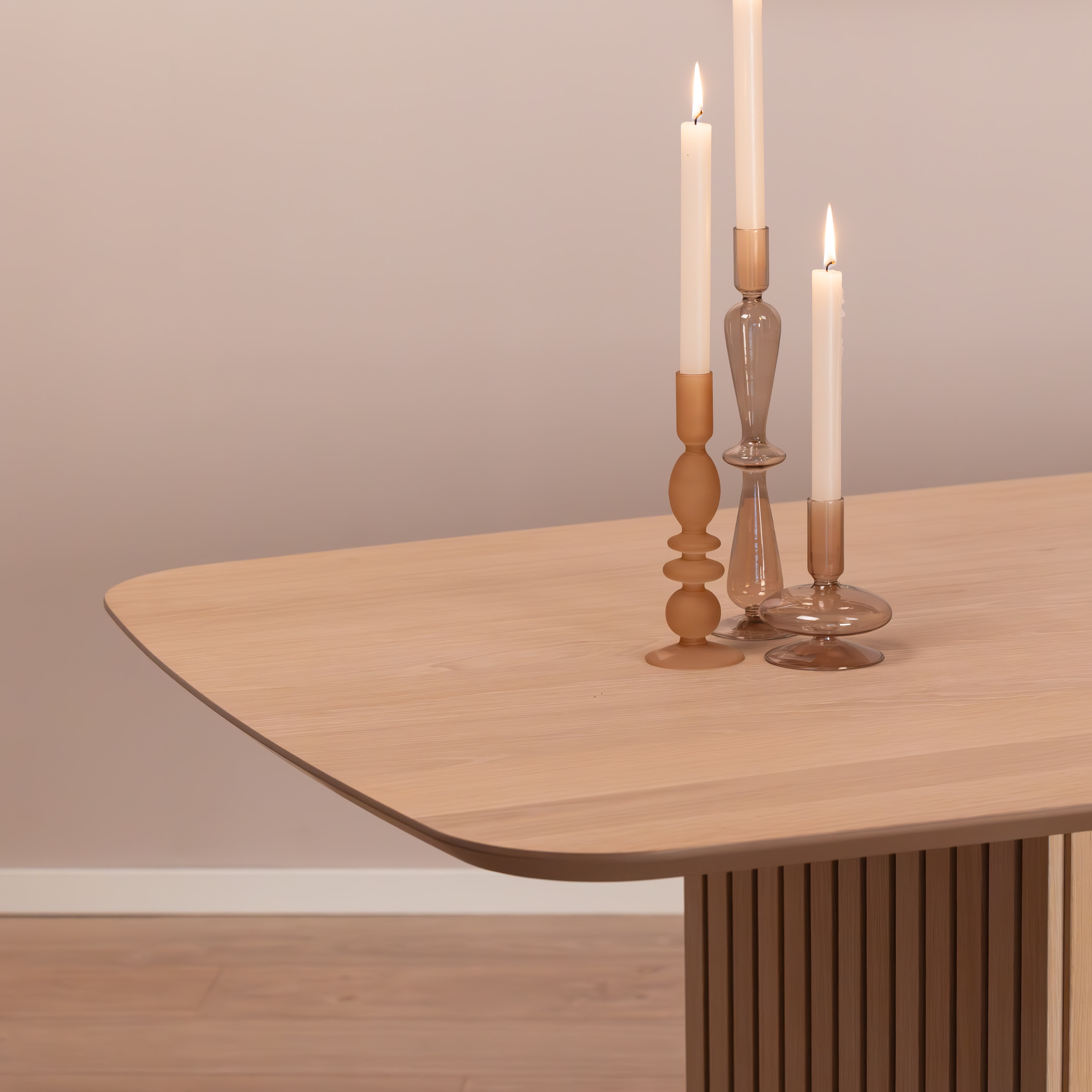 Sohome Eettafel 'Olaf' Eiken, 220 x 105cm, kleur Whitewash