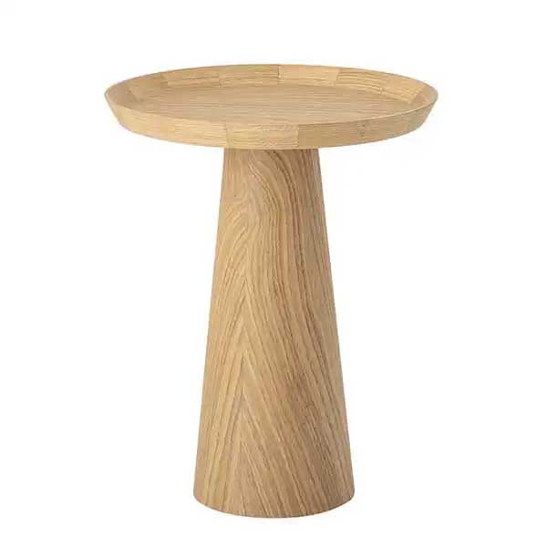 Bloomingville Ronde Bijzettafel Luana Eikenhout 44 x 54,5cm - Naturel