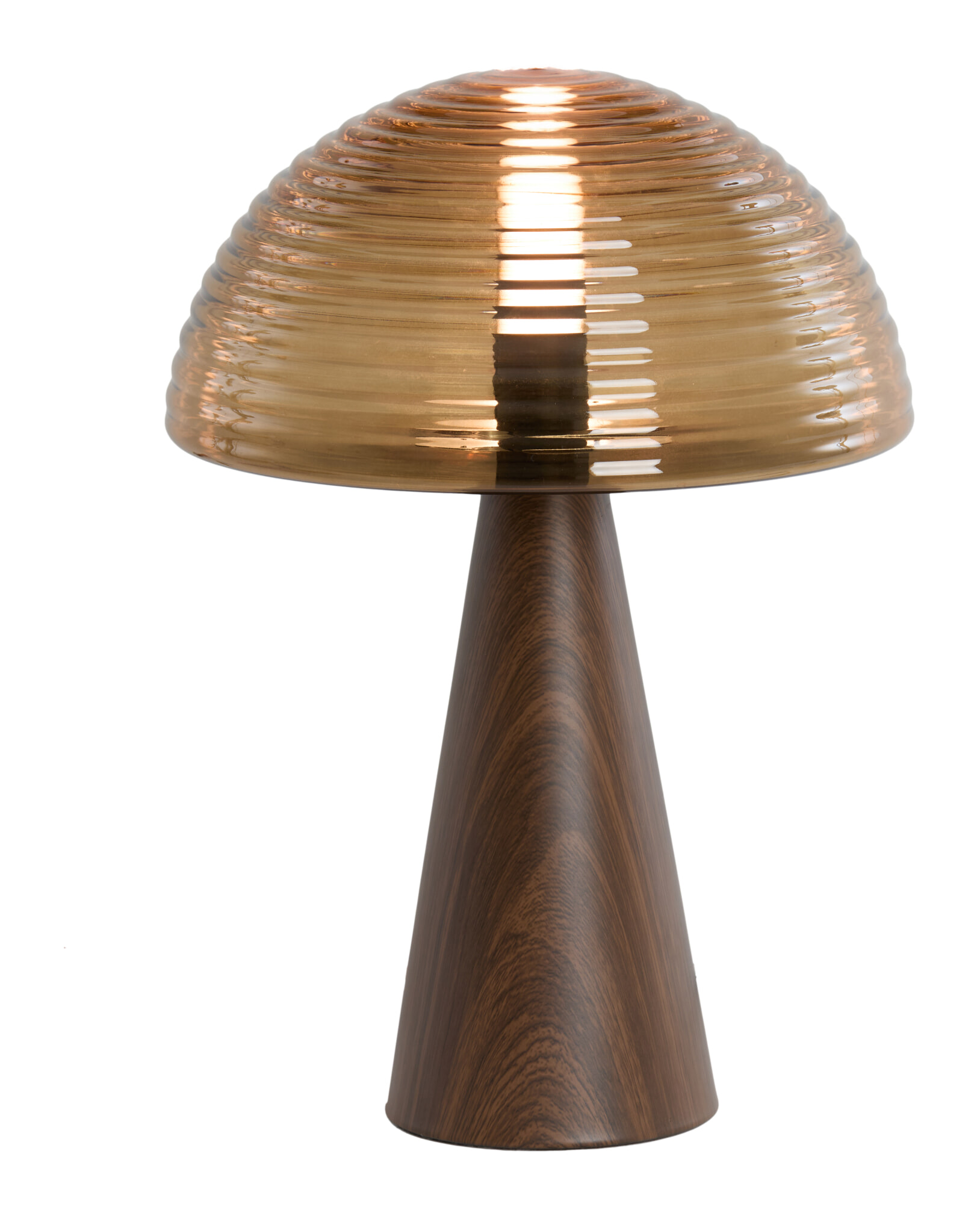 Light & Living Tafellamp 'Mueda' 43cm, kleur Bruin