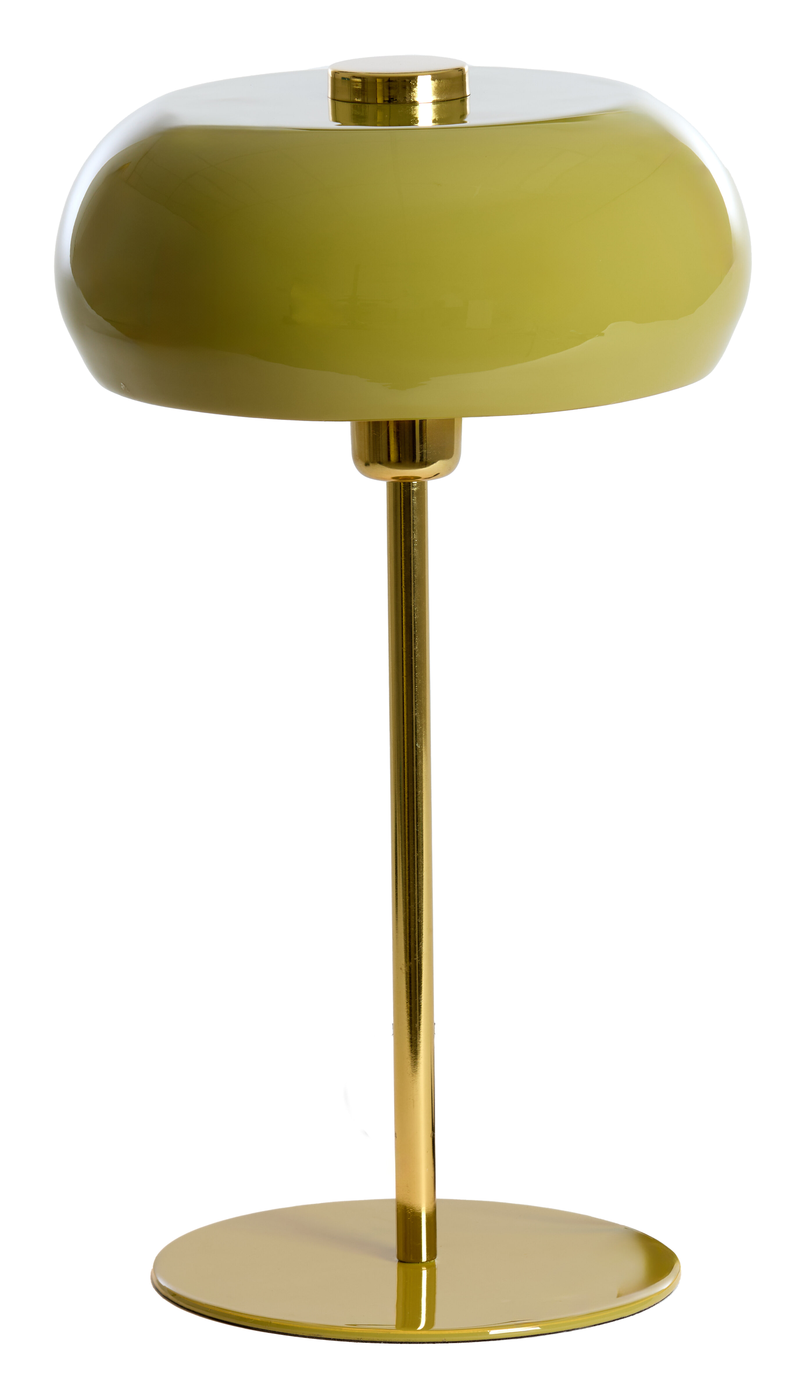 Light & Living Tafellamp 'Surin' 47cm, kleur Olijfgroen/Goud
