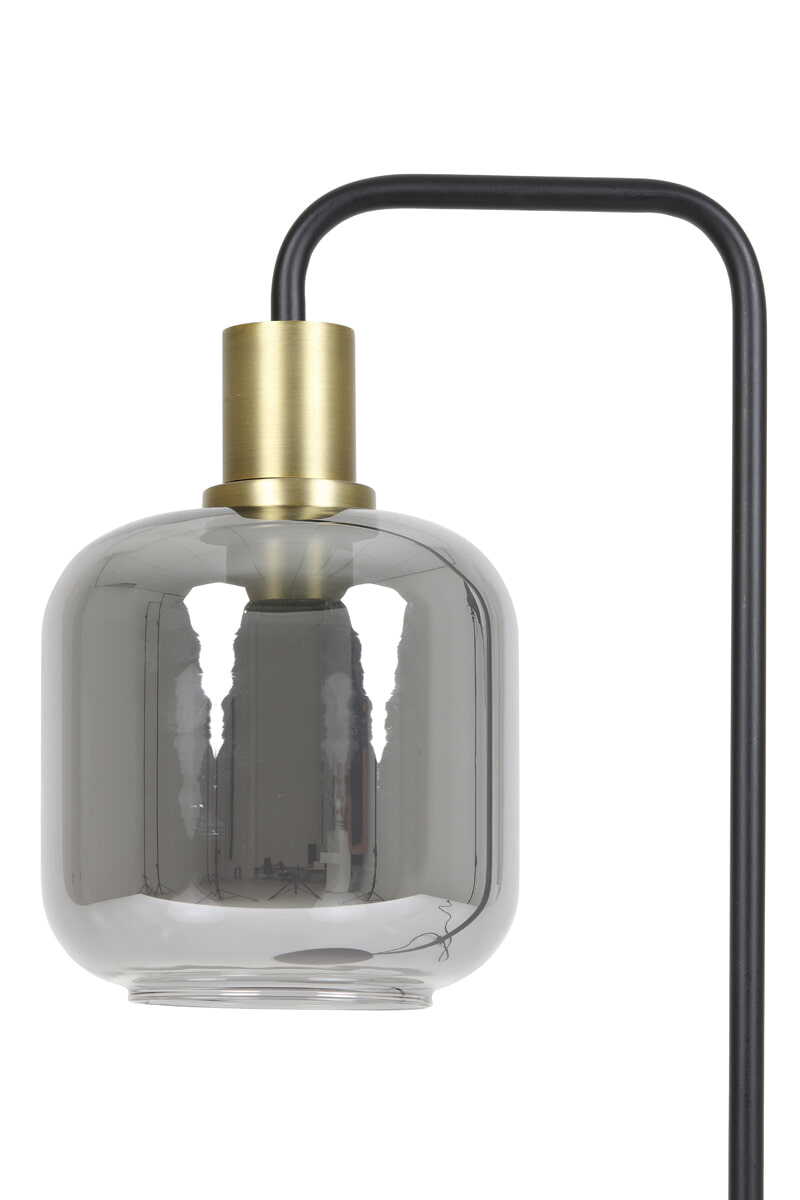 Light & Living Vloerlamp 'Lekar' kleur Antiek Brons/Smoke