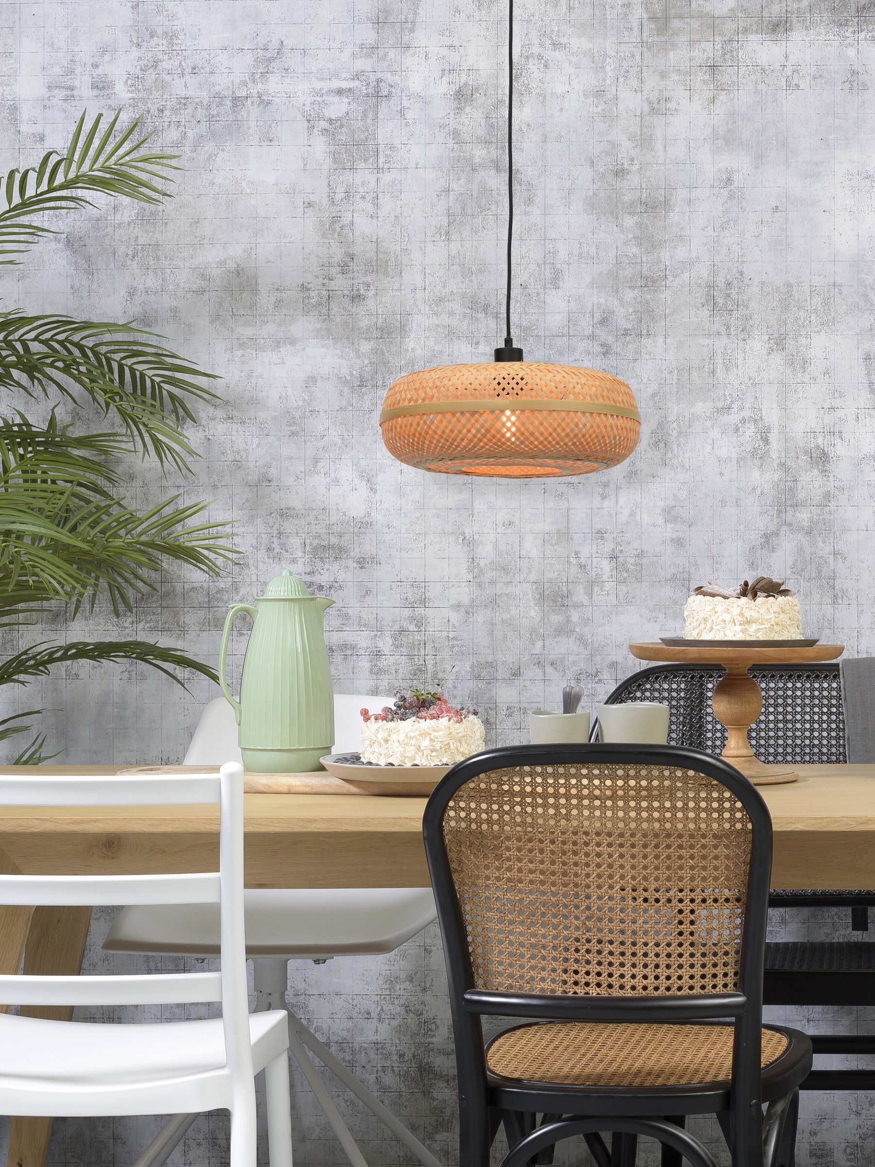 GOOD&MOJO Hanglamp 'Palawan' Small, Bamboe, kleur Naturel
