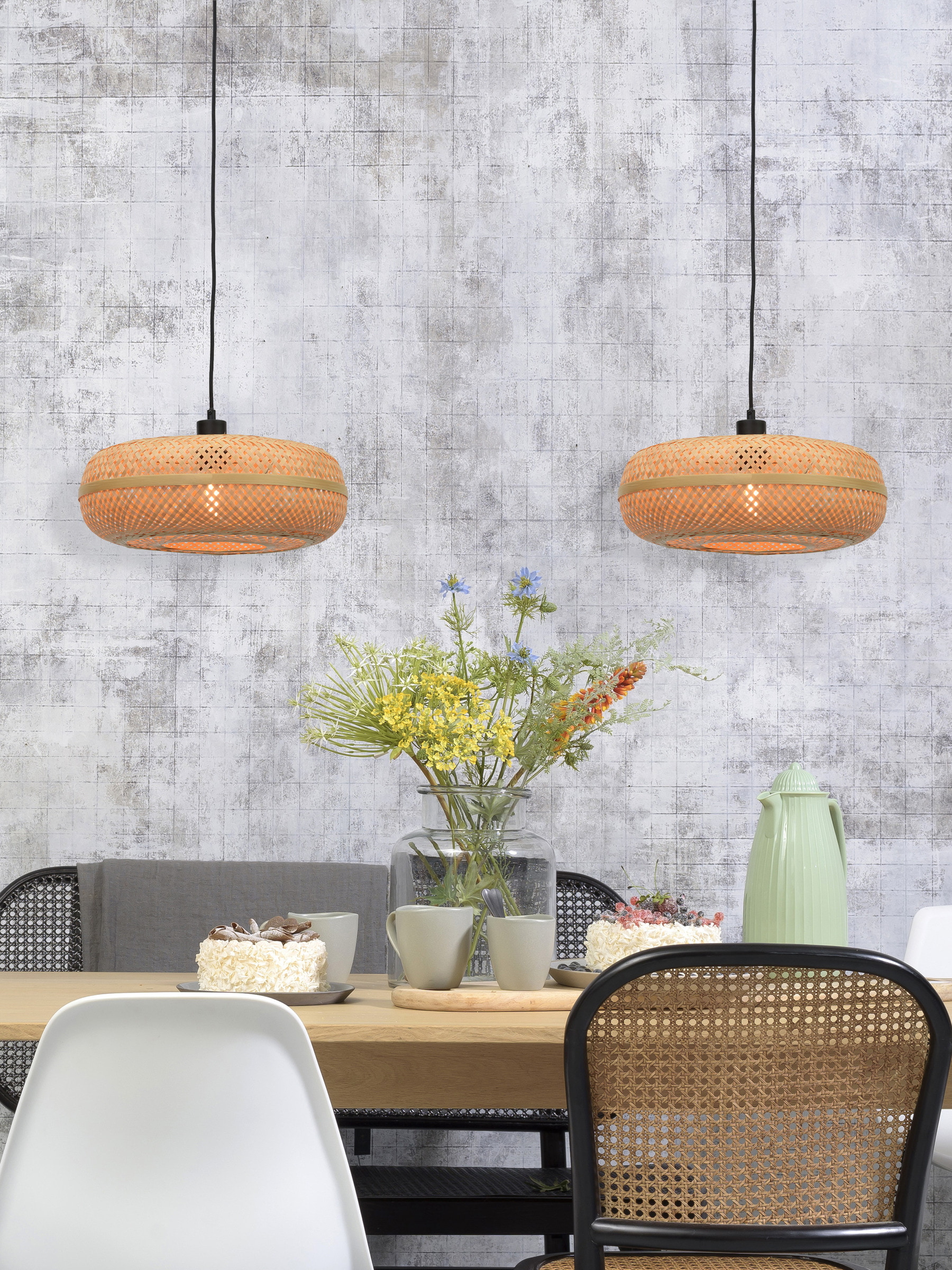 GOOD&MOJO Hanglamp 'Palawan' Small, Bamboe, kleur Naturel