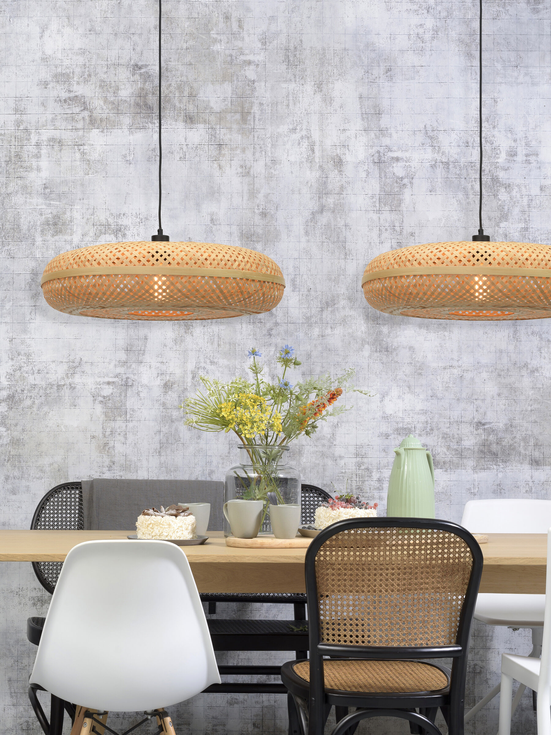 GOOD&MOJO Hanglamp 'Palawan' Large, Bamboe, kleur Naturel