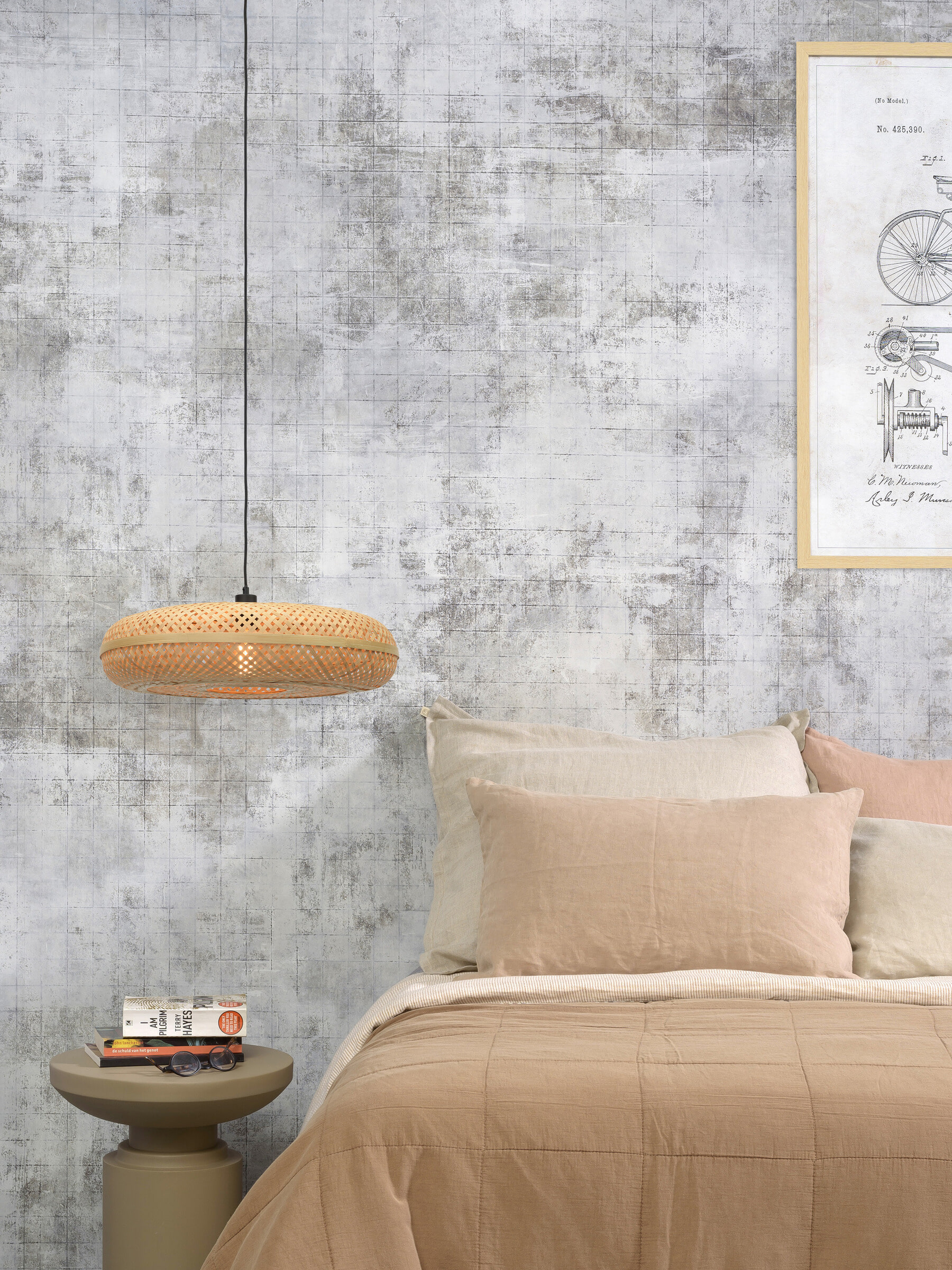GOOD&MOJO Hanglamp 'Palawan' Large, Bamboe, kleur Naturel