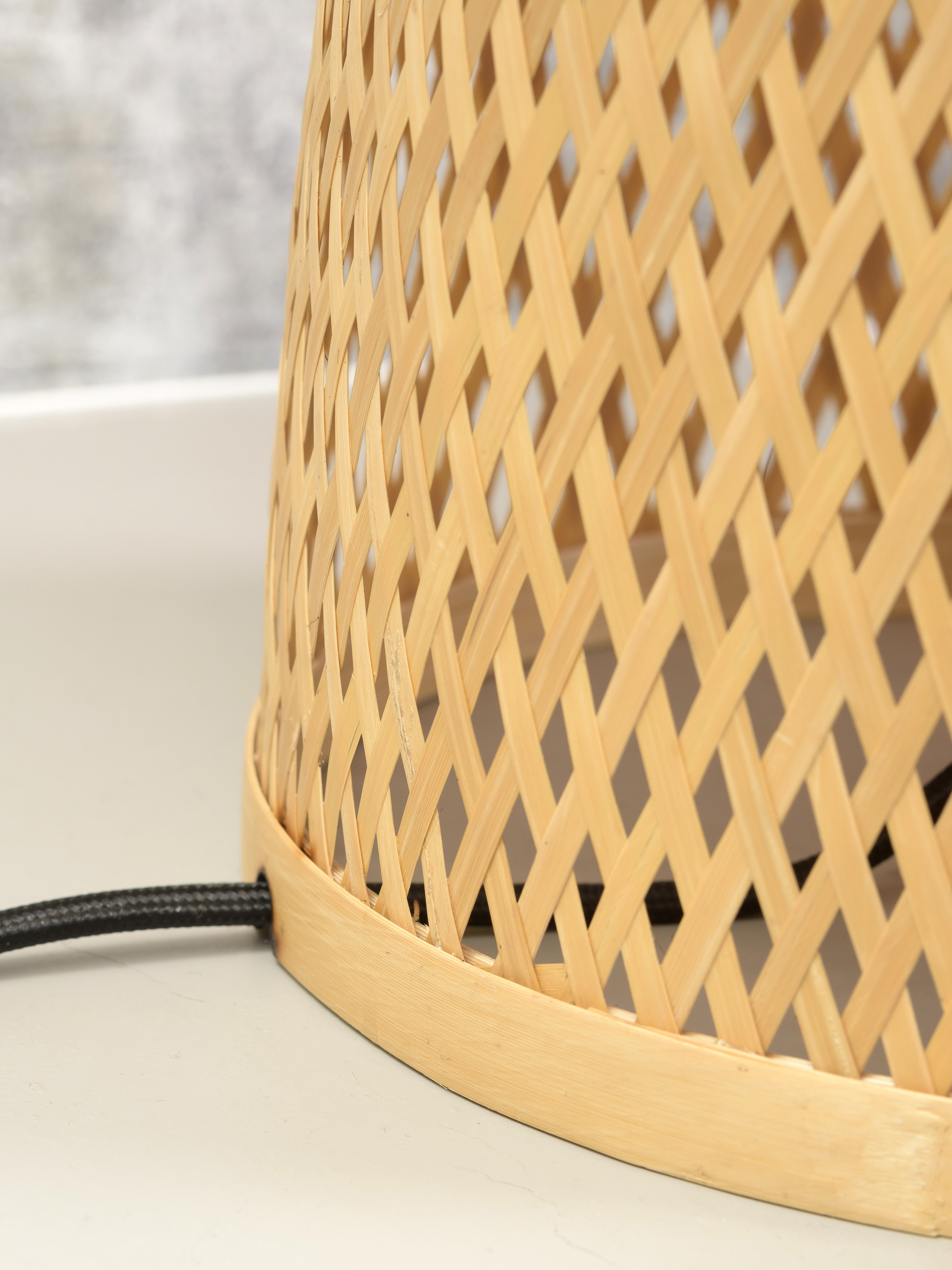GOOD&MOJO Tafellamp 'Palawan' Bamboe, Set van 3 stuks