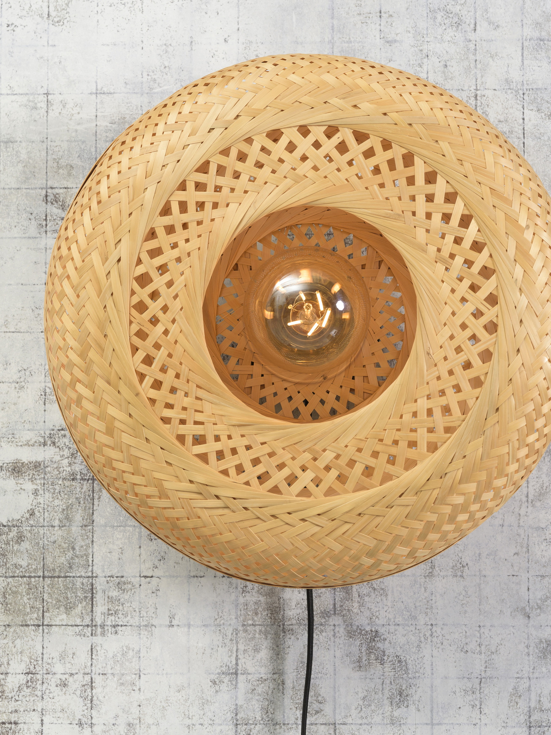 GOOD&MOJO Wandlamp 'Palawan' 40cm, Bamboe, kleur Naturel
