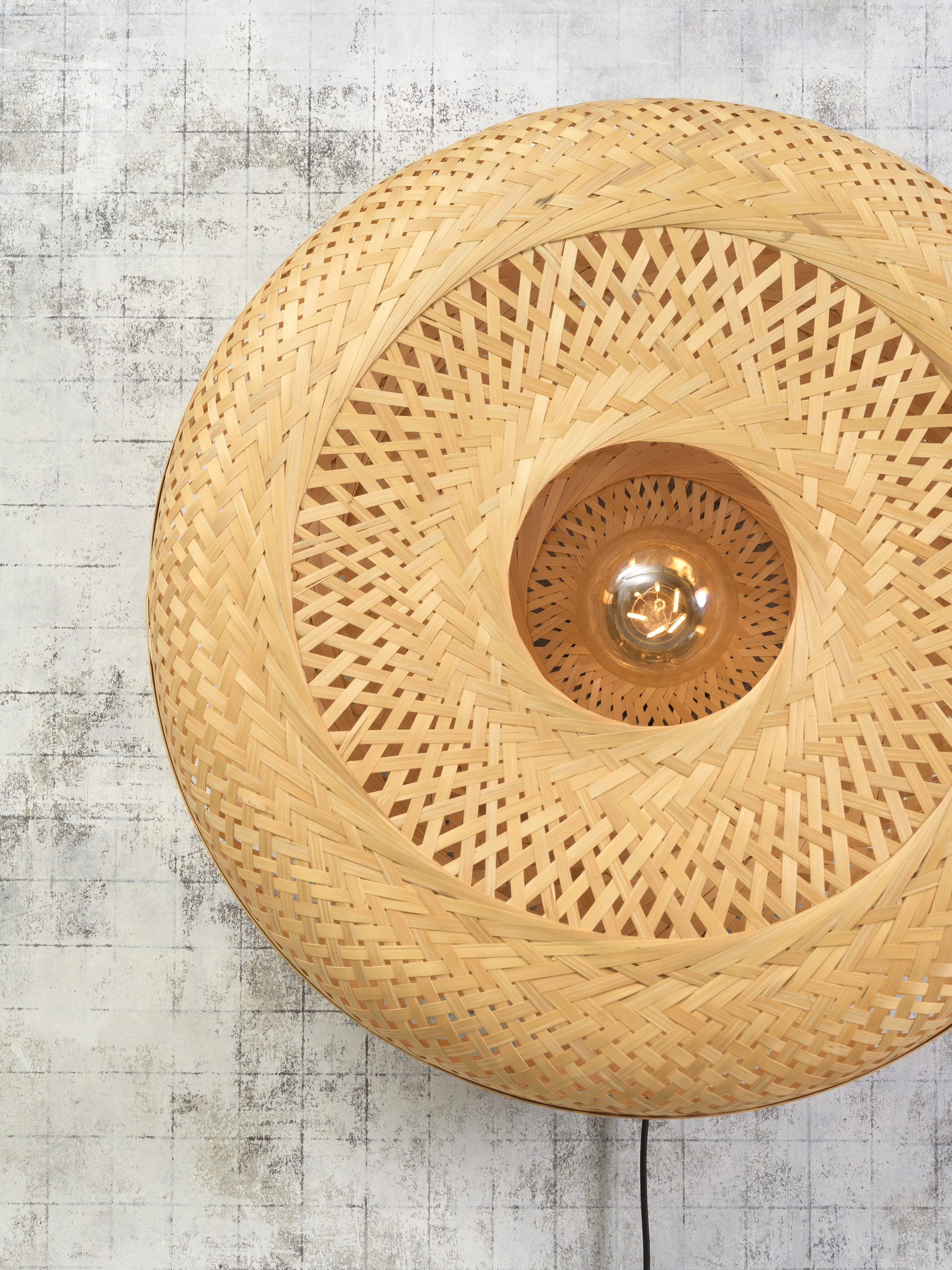 GOOD&MOJO Wandlamp 'Palawan' 60cm, Bamboe, kleur Naturel