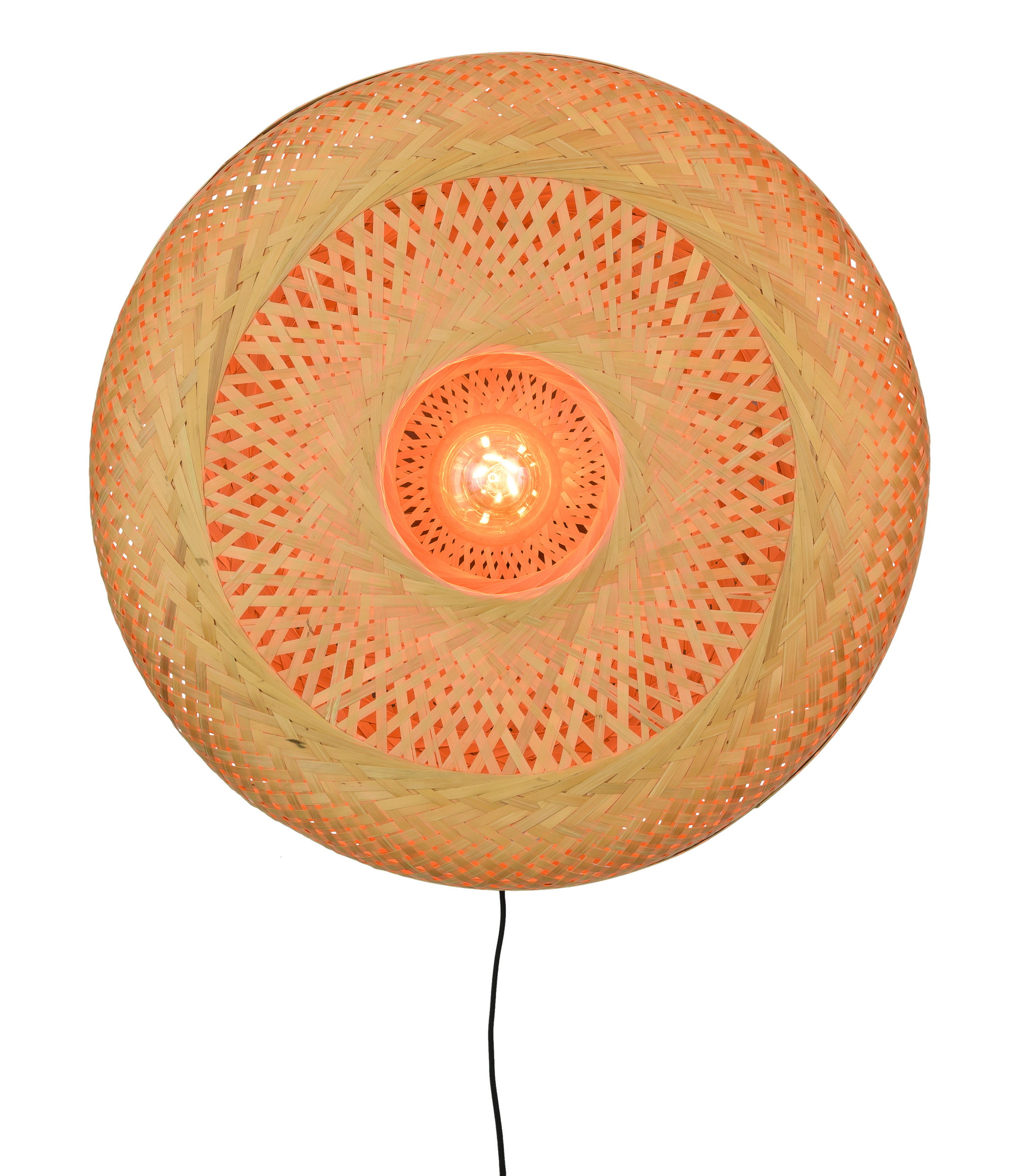 GOOD&MOJO Wandlamp 'Palawan' 60cm, Bamboe, kleur Naturel