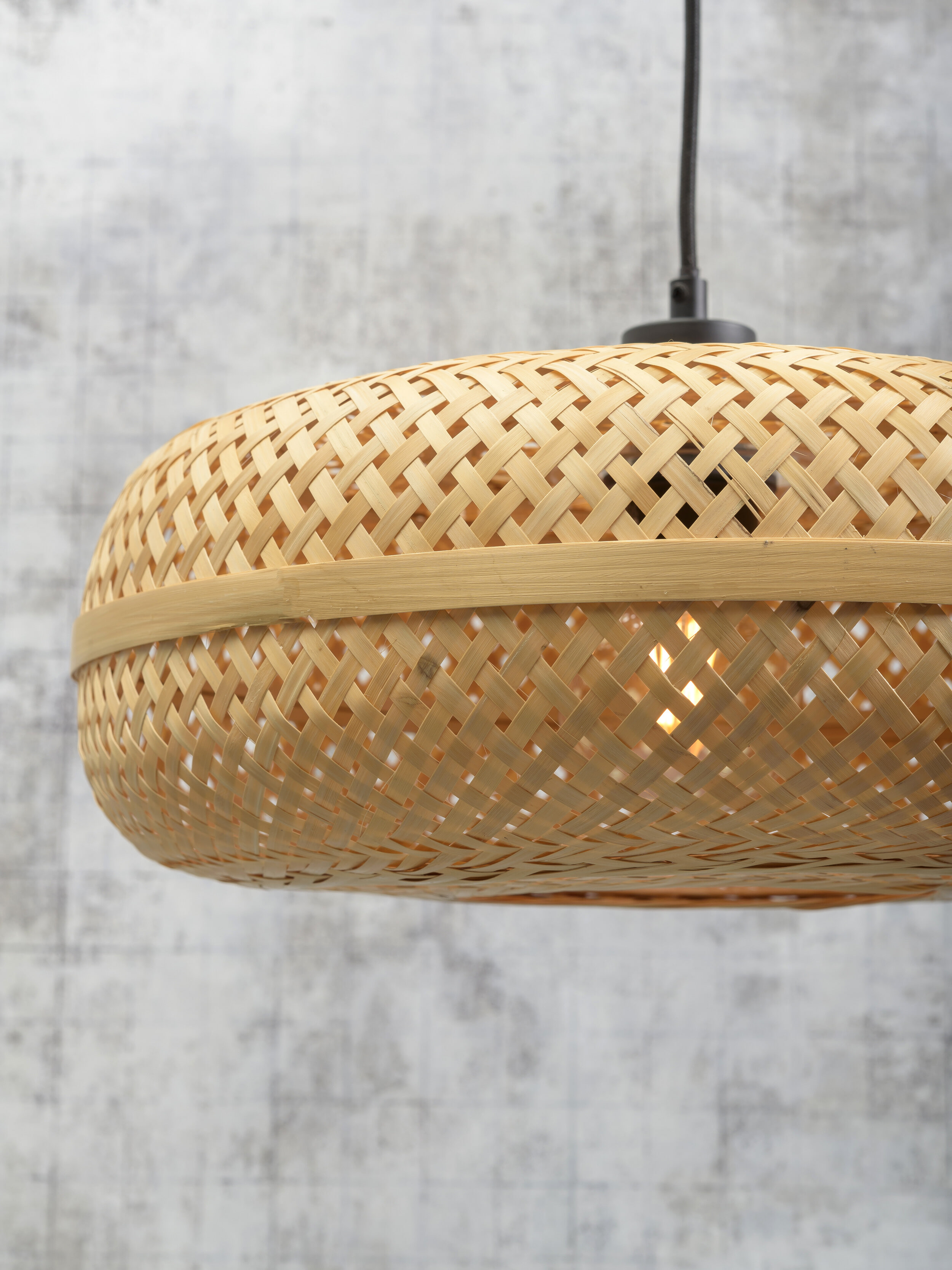 GOOD&MOJO Wandlamp 'Palawan' Small, Bamboe, kleur Naturel