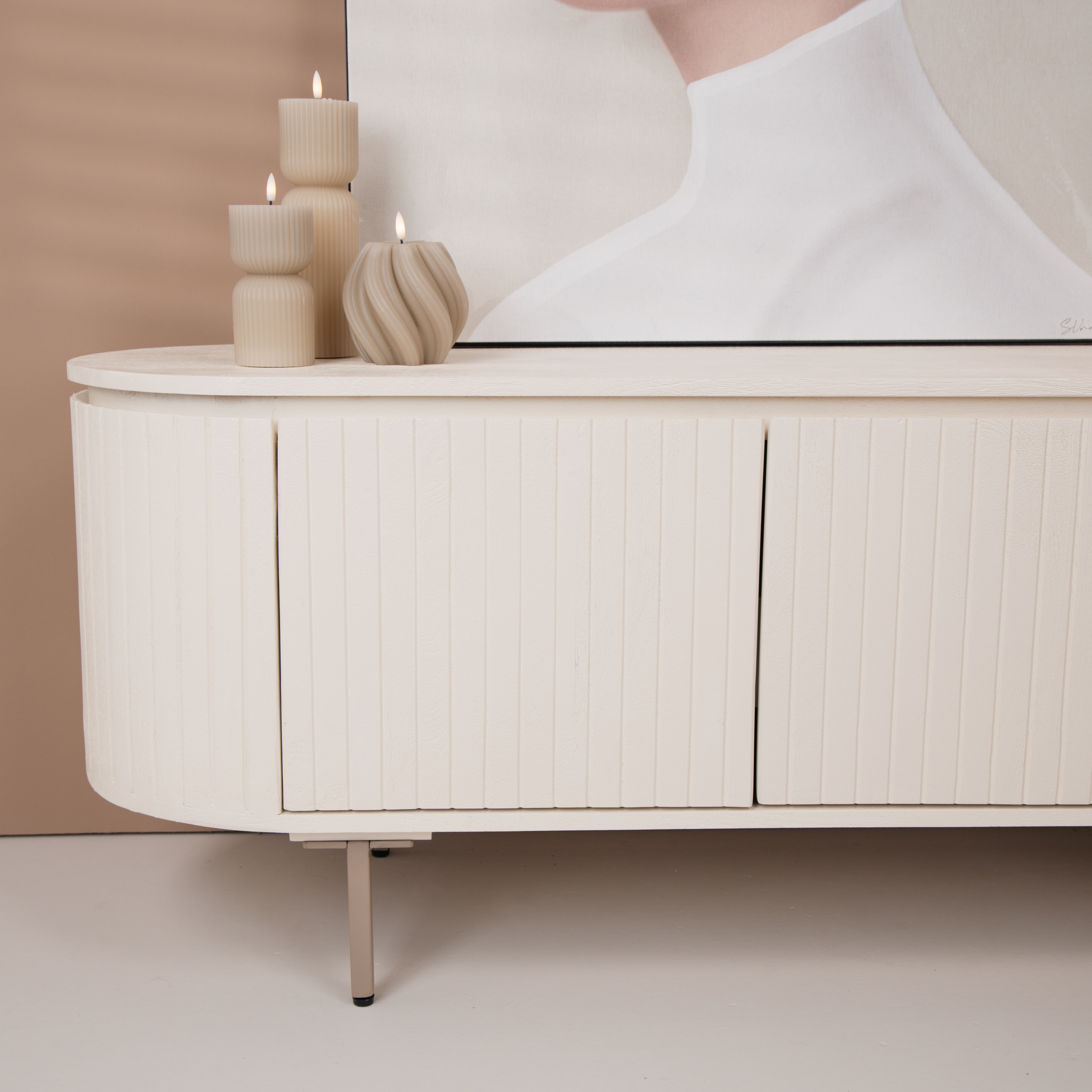 Livingfurn TV-meubel 'Patou' Mangohout, 170cm
