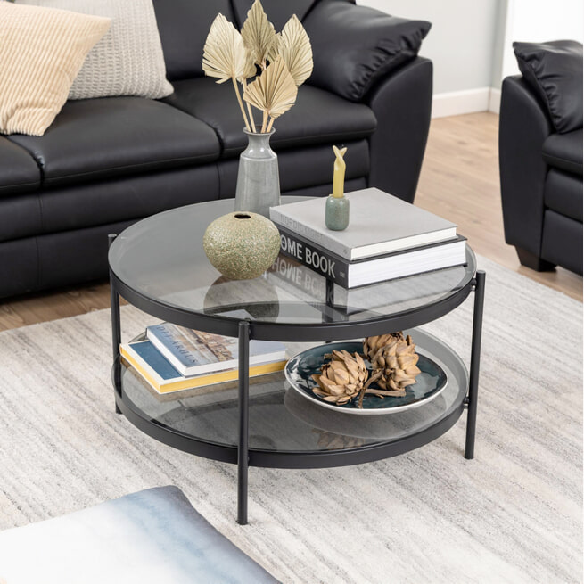 Colin glazen tafel 125 x 75 cm - transparant - Eettafels met glazen Colin glazen tafel 125 x 75 cm - transparant - Eettafels met glazen