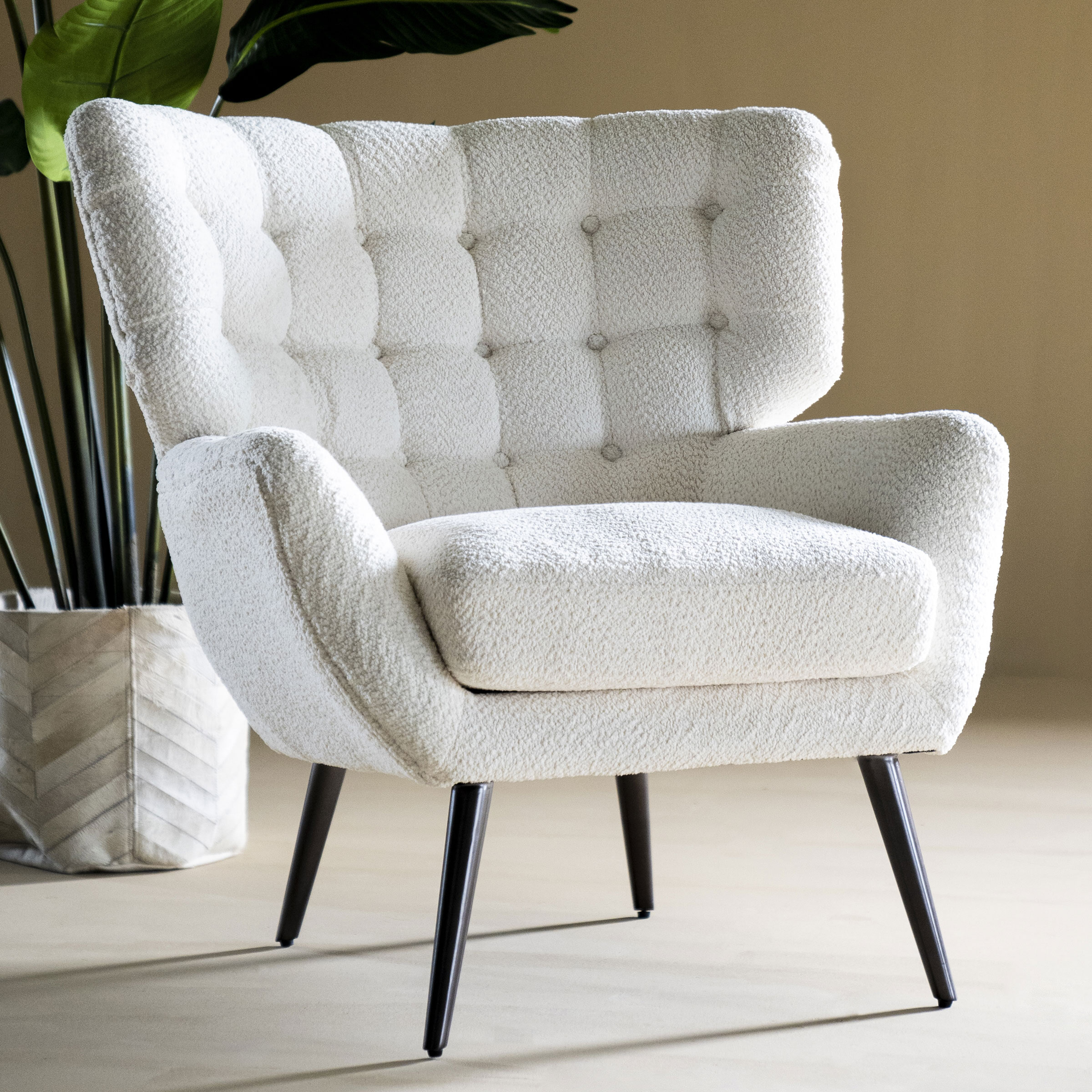 Eleonora Fauteuil 'Peter' kleur wit Eleonora Fauteuil 'Peter' kleur wit