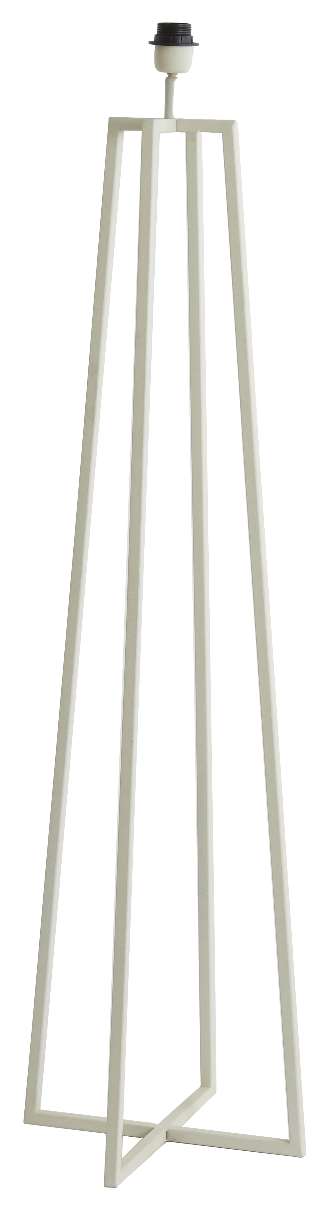 Light & Living Vloerlamp 'Miley' 130cm, kleur Crème (excl. kap)