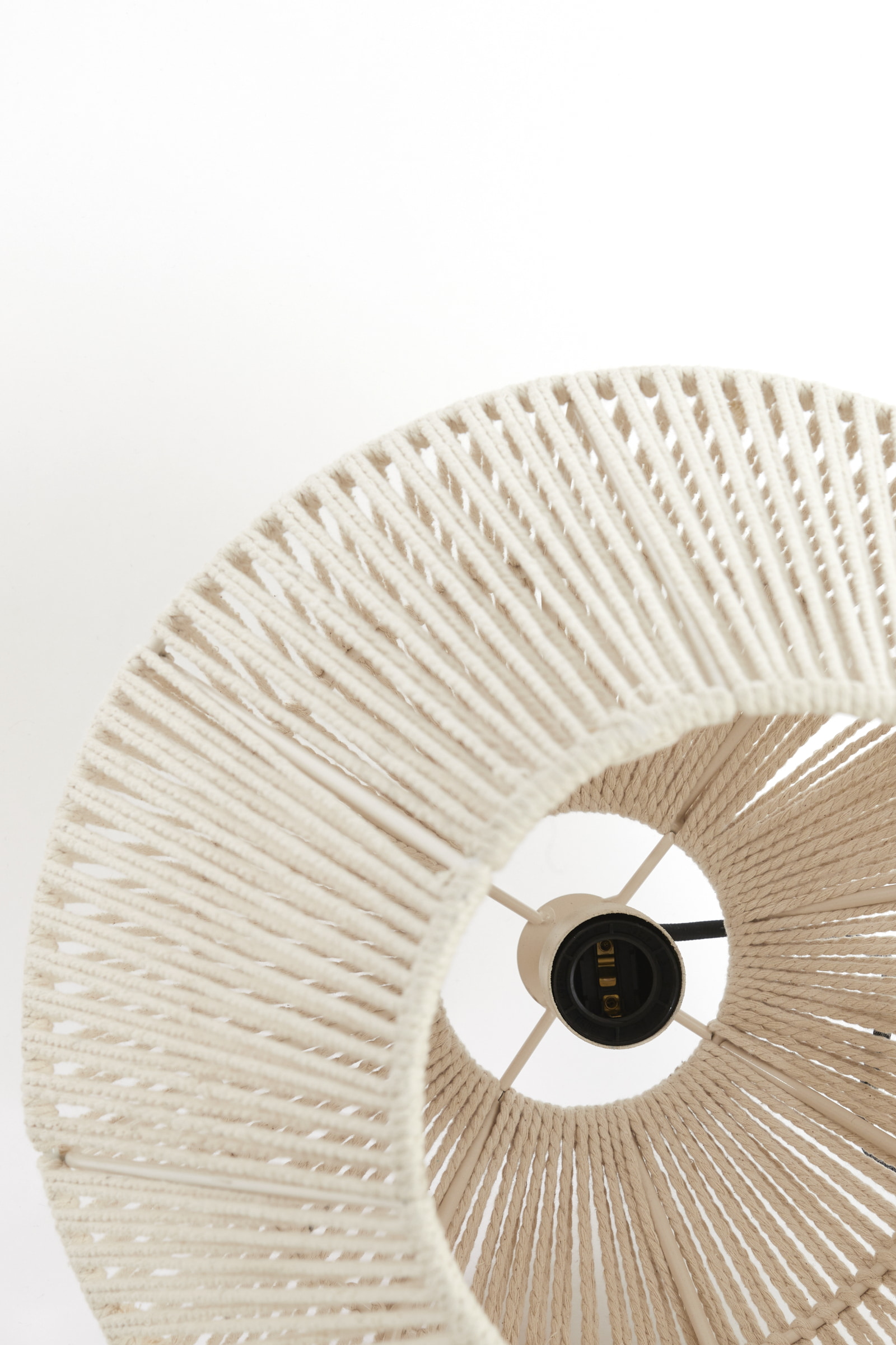 Light & Living Hanglamp 'Deya' 38cm, kleur Crème