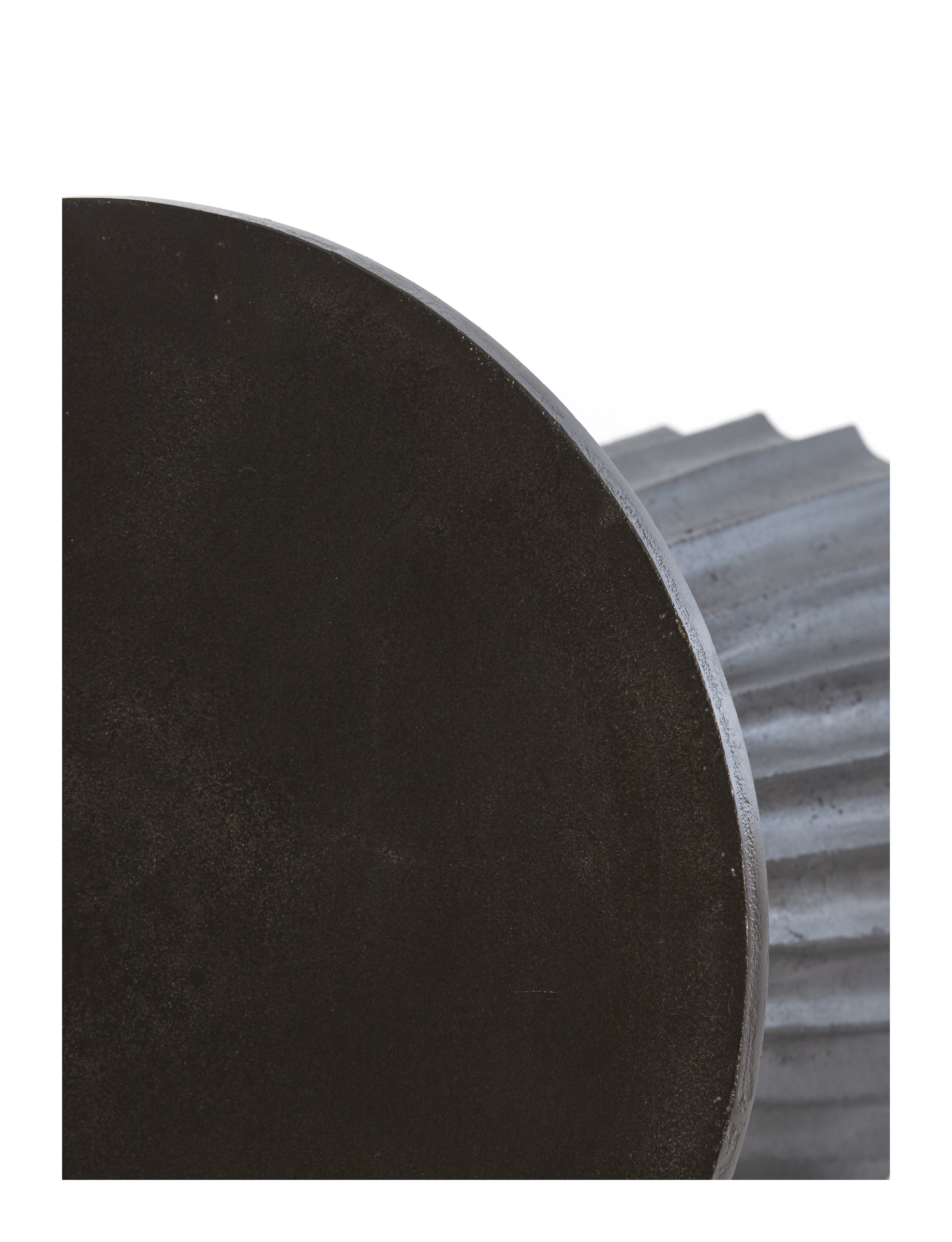 Light & Living Ronde Bijzettafel 'Veglia' 45cm, kleur Donkerbruin