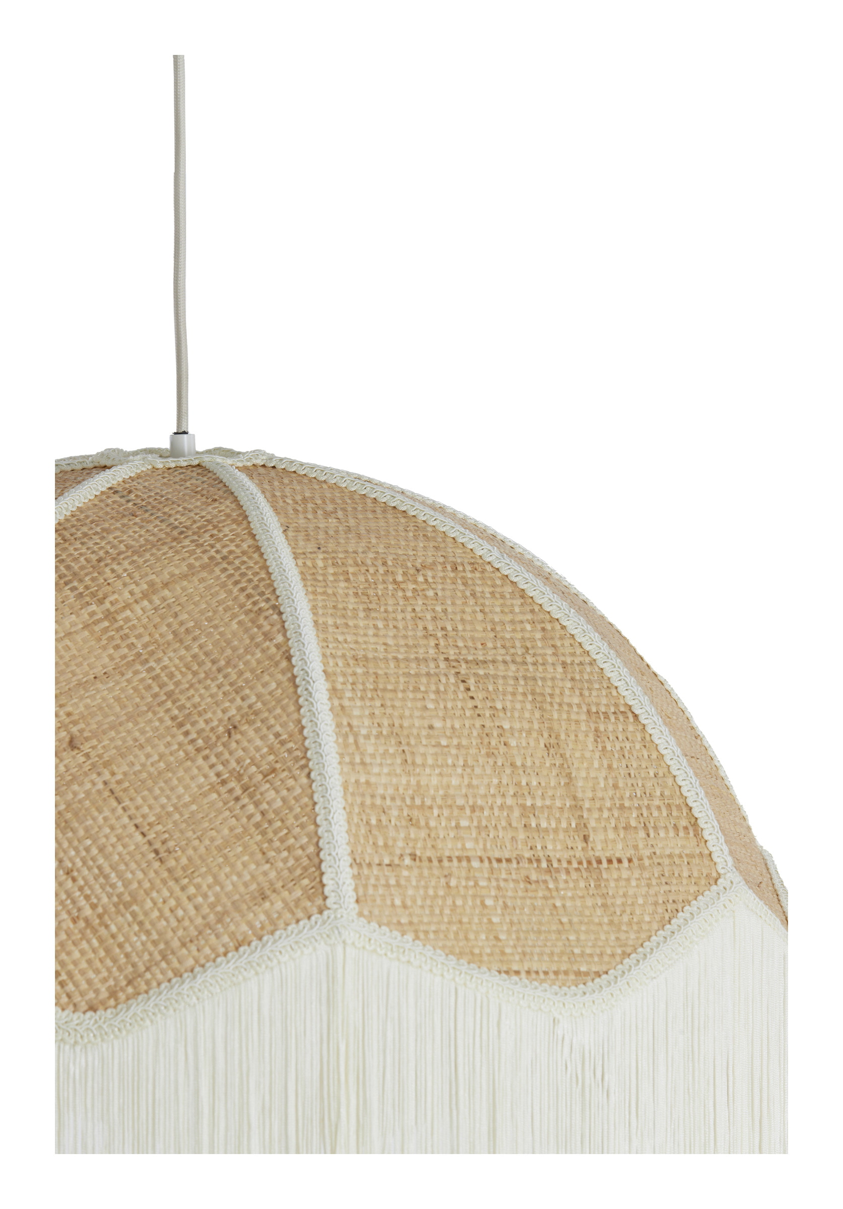 Light & Living Hanglamp 'Malacia' Raffia, 60cm, kleur Crème